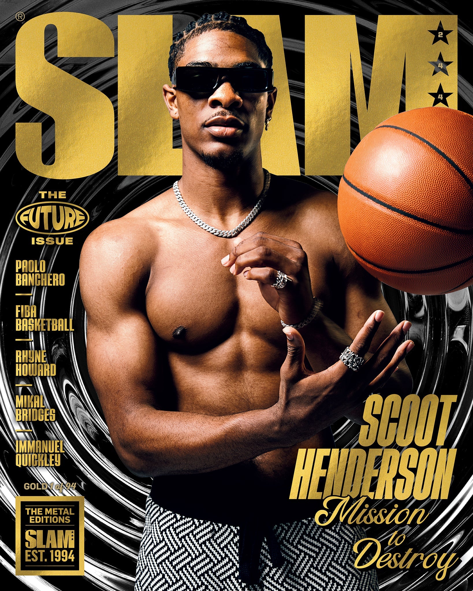 GOLD METAL: SLAM 244 - Scoot Henderson (#d/94) - SLAM Goods