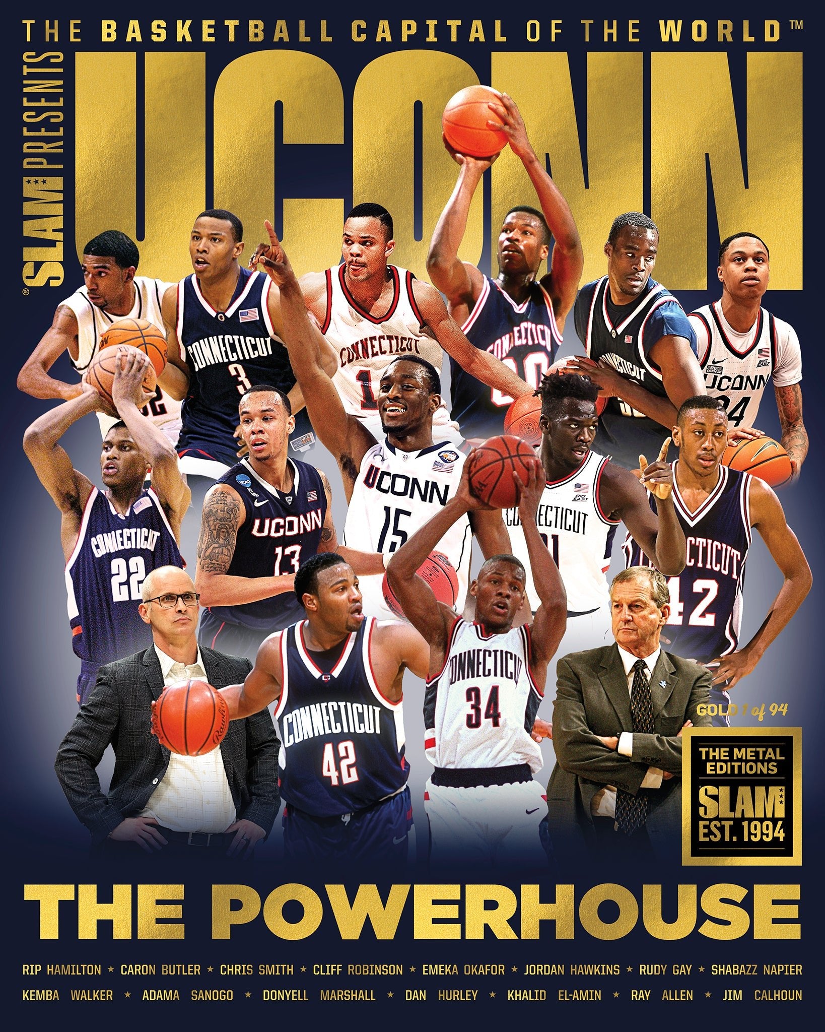 GOLD METAL: SLAM Presents UConn (#d/94) - SLAM Goods