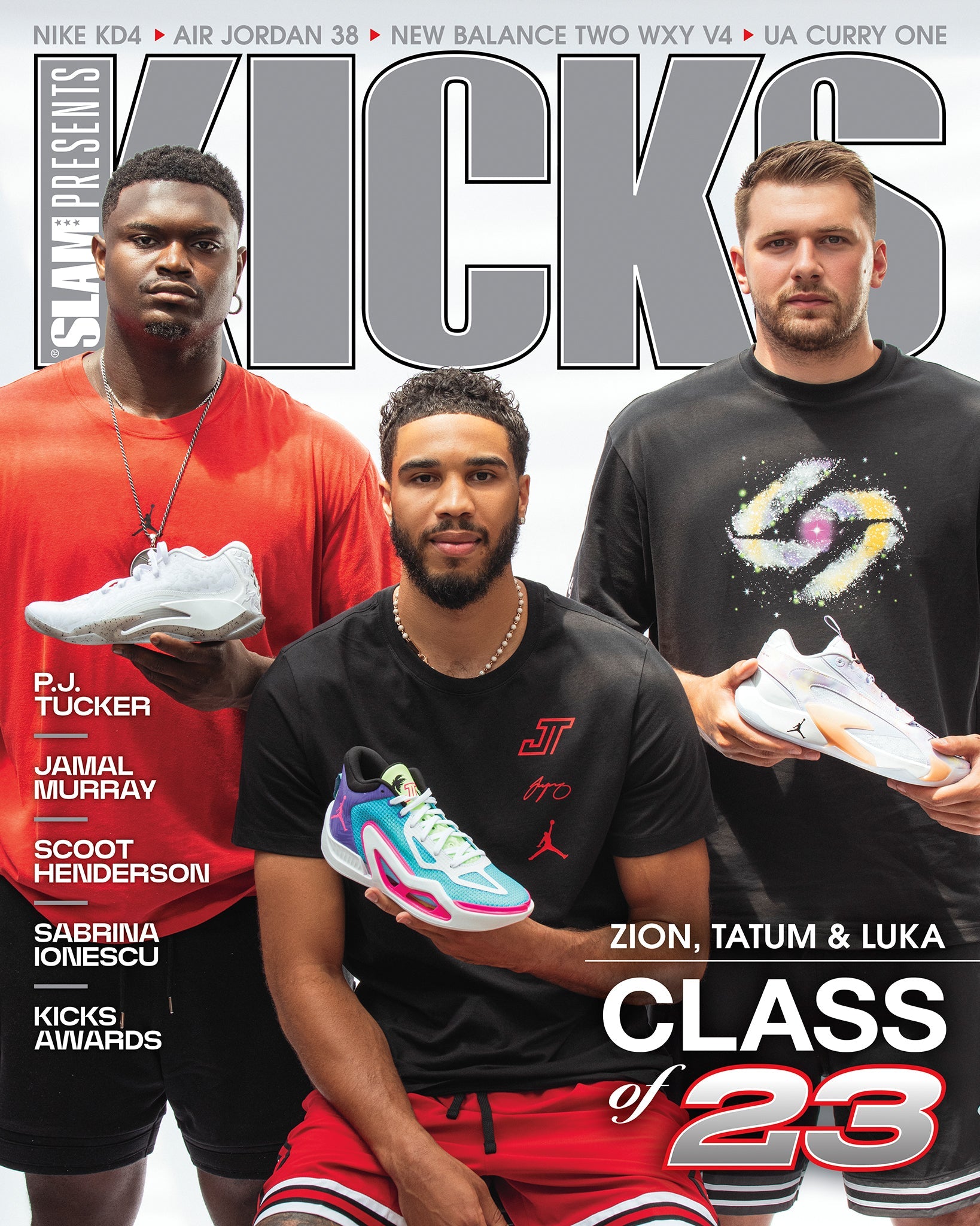 KICKS 26: Zion, Tatum, Luka (Cover 2 of 3) - SLAM Goods