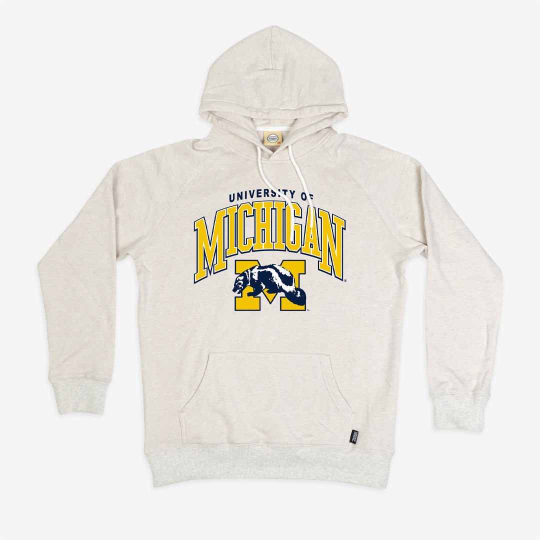 Michigan Wolverines Retro Logo Hoodie - Main Image