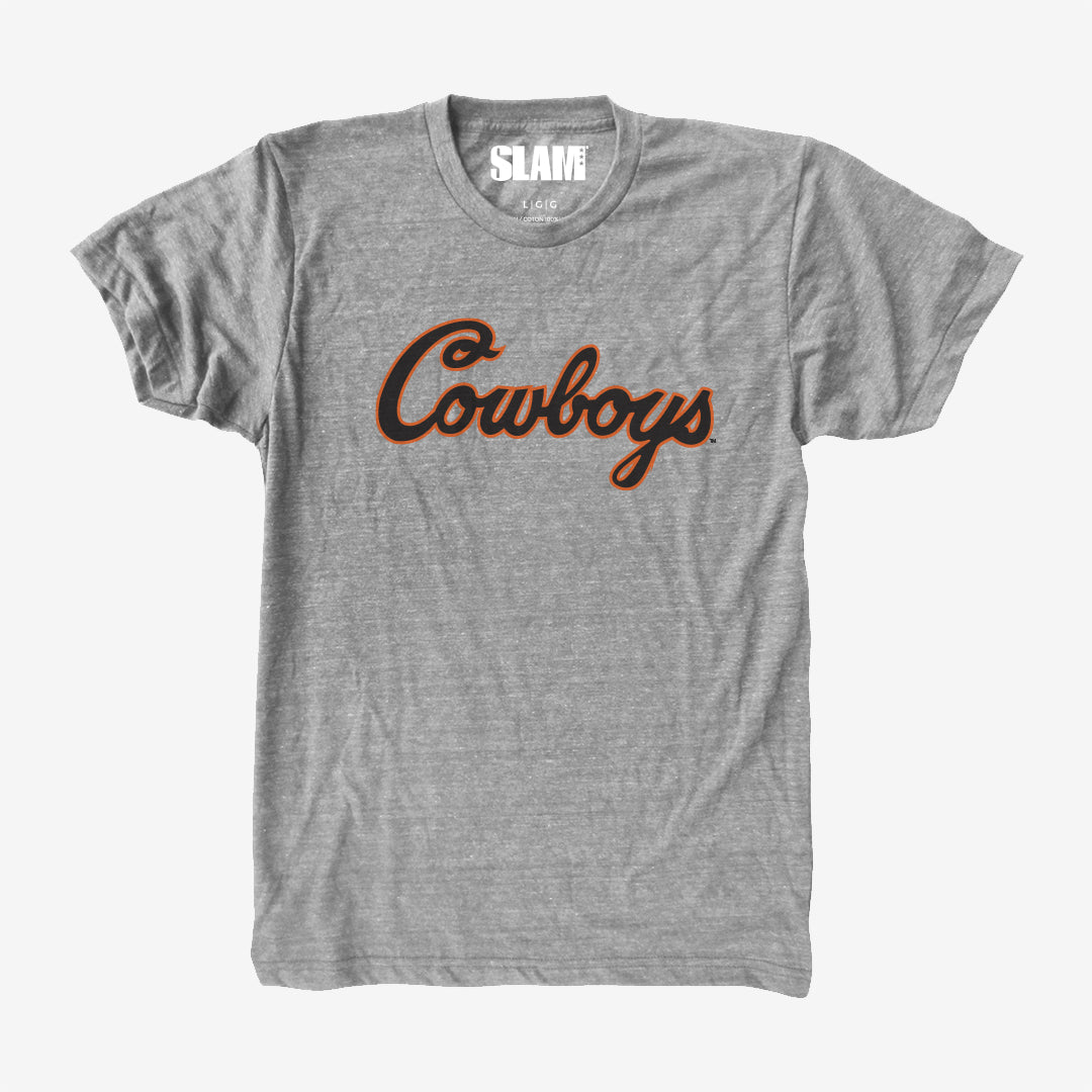 Oklahoma State Cowboys Vintage Script Tee - SLAM Goods