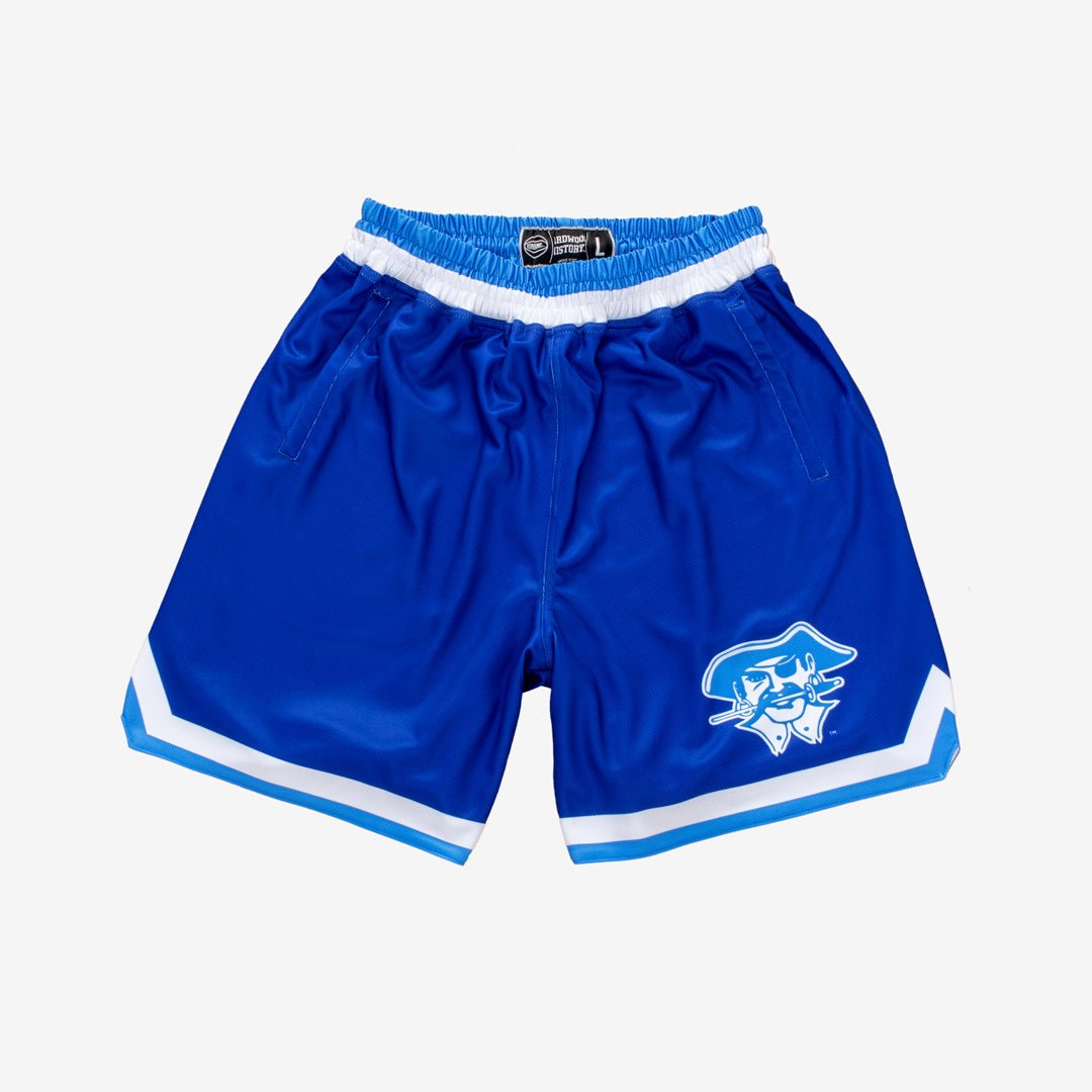 1989 Seton Hall Blue and White Basketball Shorts (Away)