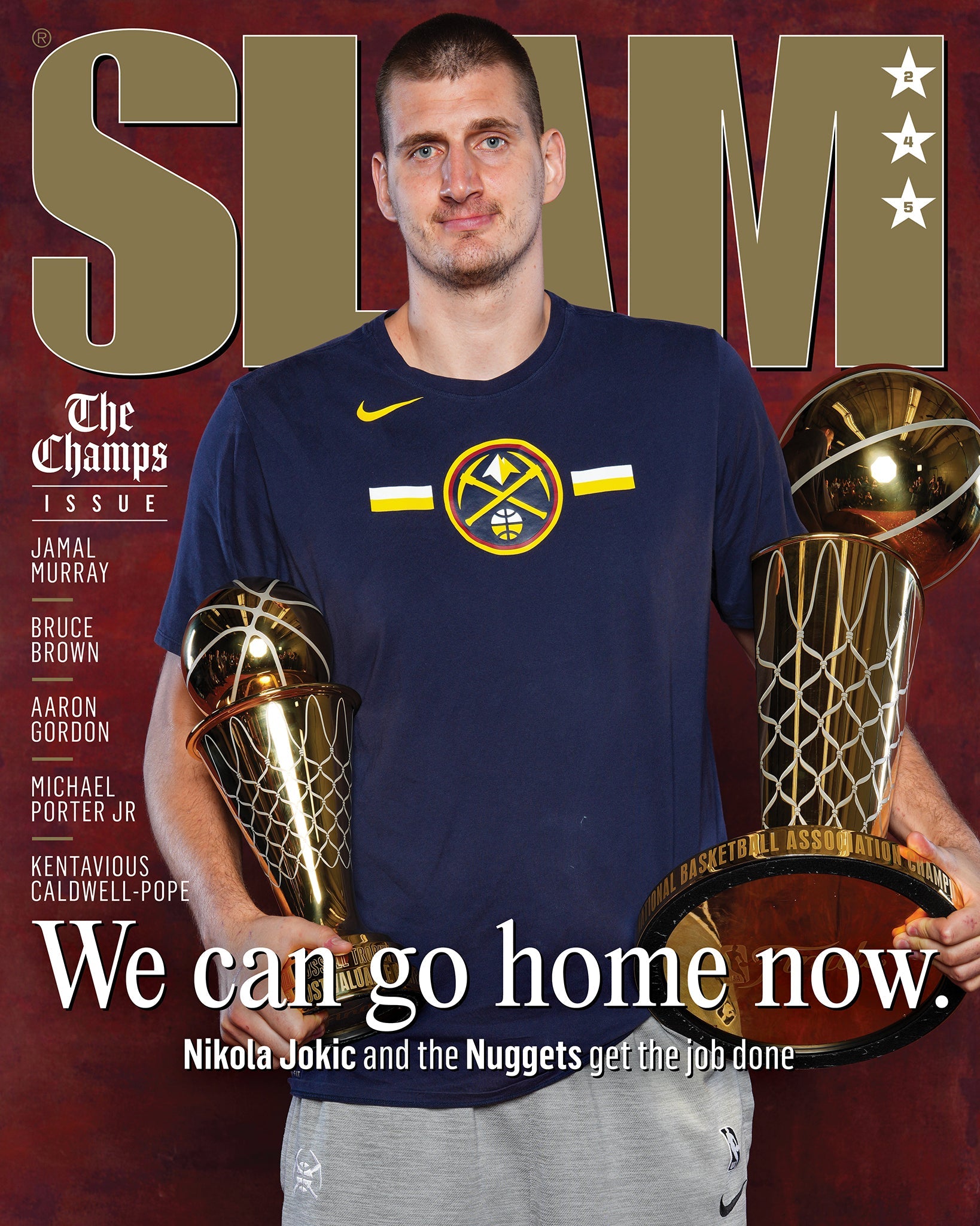 SLAM 245: Nikola Jokic (Cover 1 of 4) - SLAM Goods