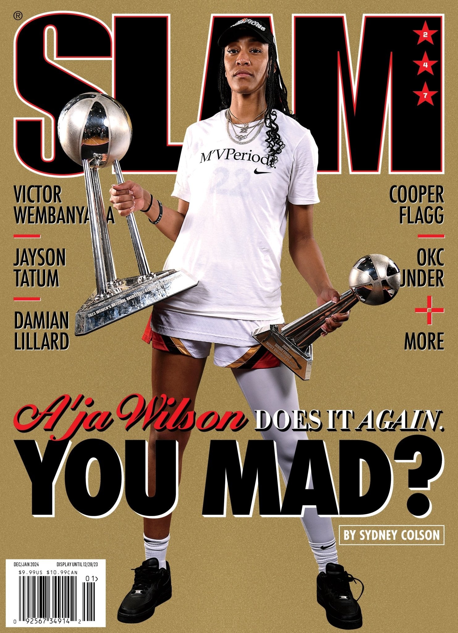 SLAM 247: A'ja Wilson (Cover 4 of 4) - SLAM Goods