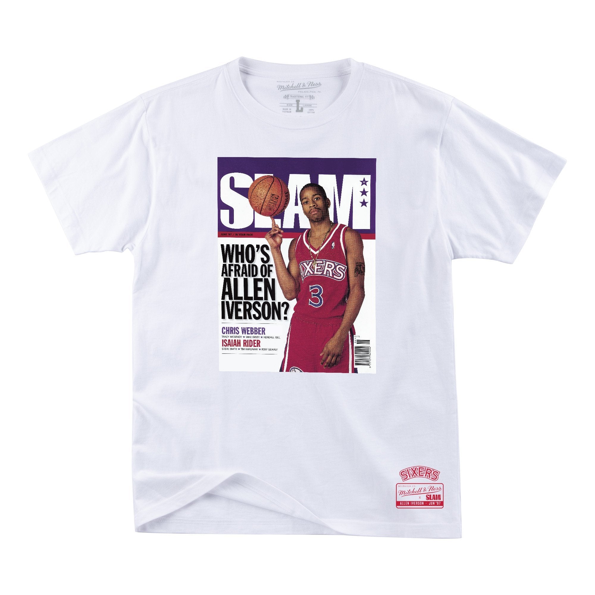 SLAM Cover Tee - Allen Iverson - Rookie Cover - SLAM