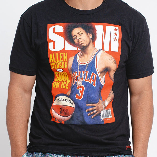 ALLEN IVERSON SLAM COVER SHORT SLEEVE TEE BMTRCW19470-P76WHITAIV