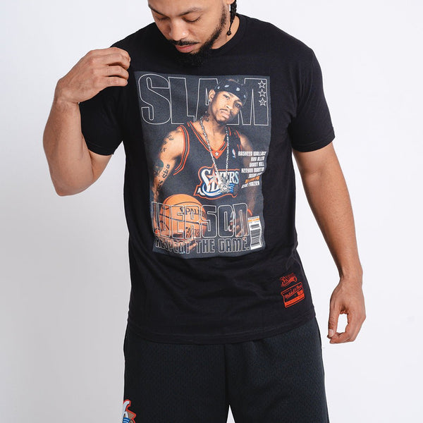 NBA PHILADELPHIA 76ERS SLAM COVER T-SHIRT ALLEN IVERSON