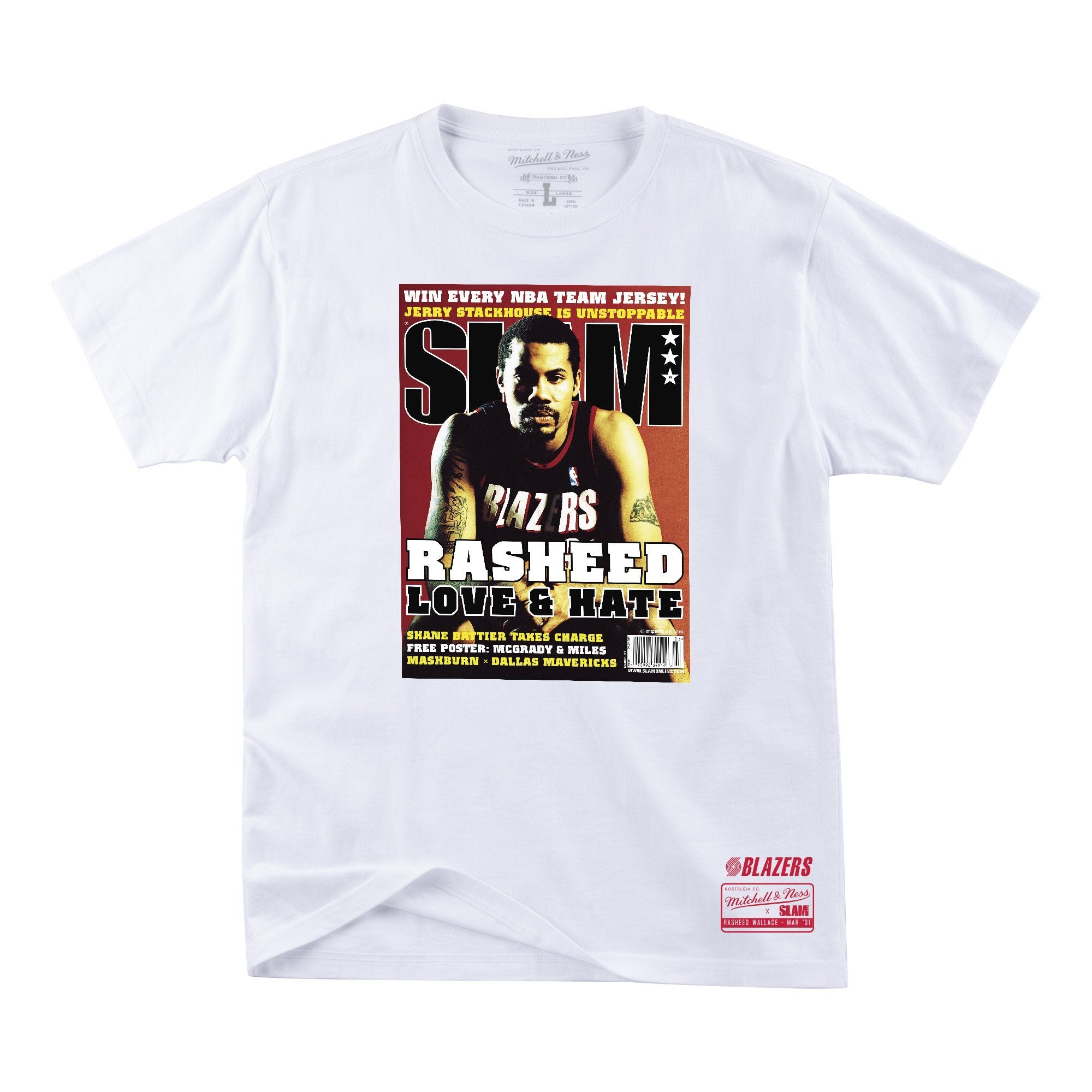 SLAM Cover Tee - Rasheed Wallace - SLAM