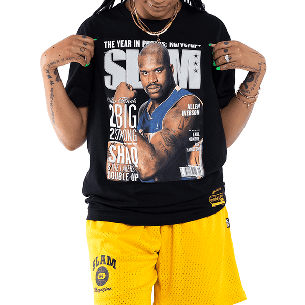 Slam Cover Tee Los Angeles Lakers 2001 Shaquille O'Neal - Shop