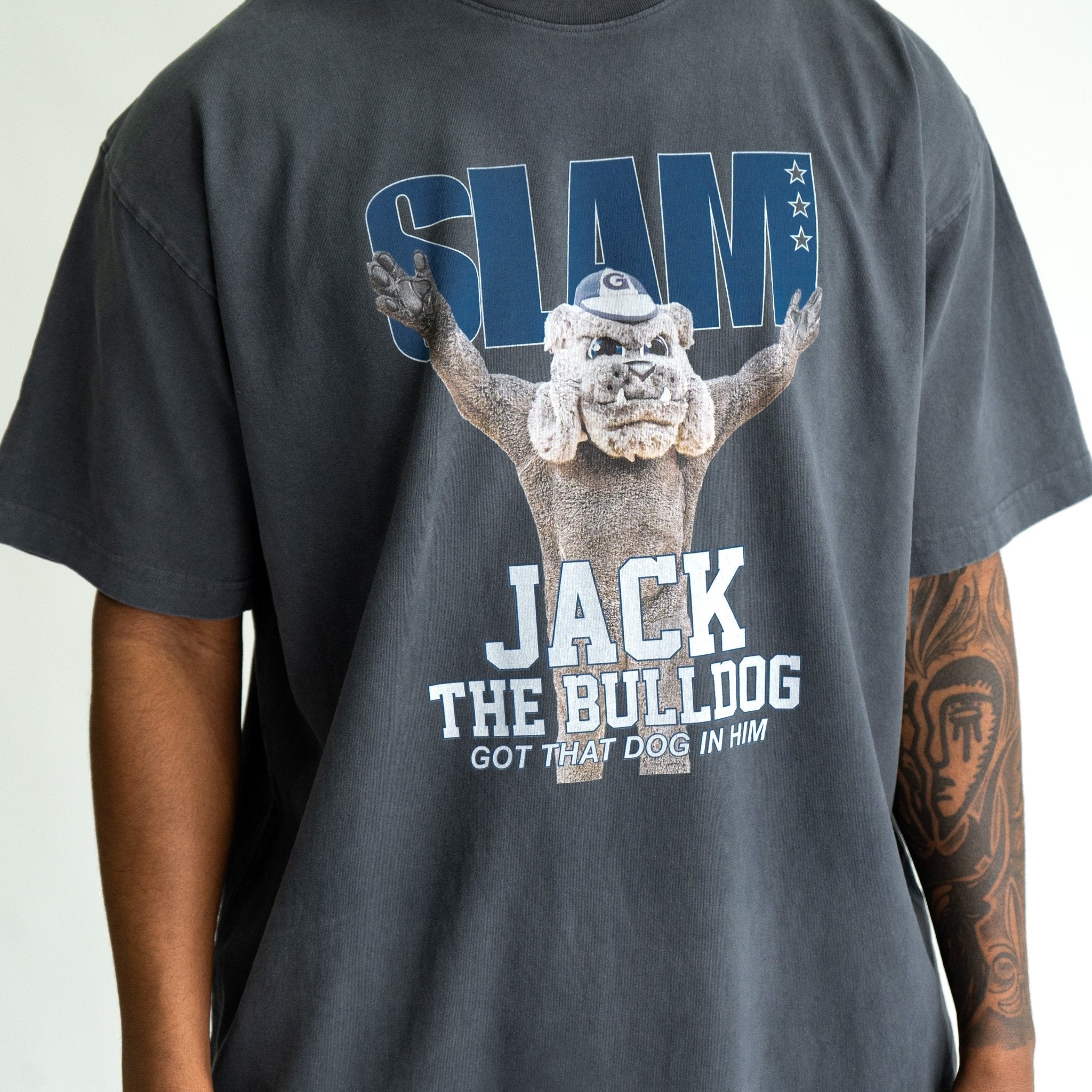 SLAM Georgetown Mascot Cover Tee - SLAM Goods