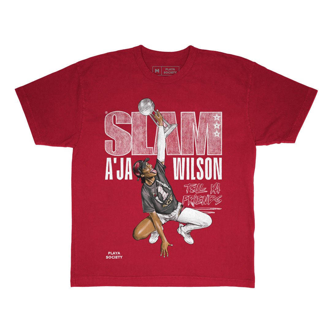 SLAM x Playa Society A'ja Wilson Tee (SLAM 240) - SLAM Goods