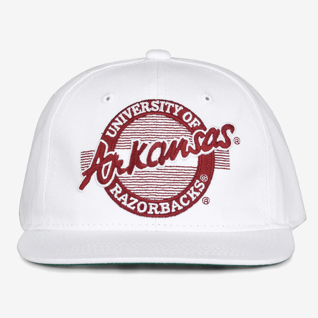 Arkansas Retro Circle Logo Snapback Hat