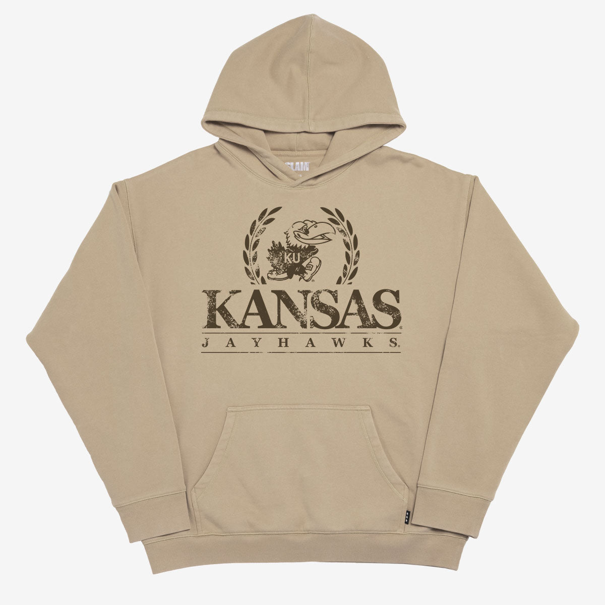 Kansas Crest Washed Hoodie