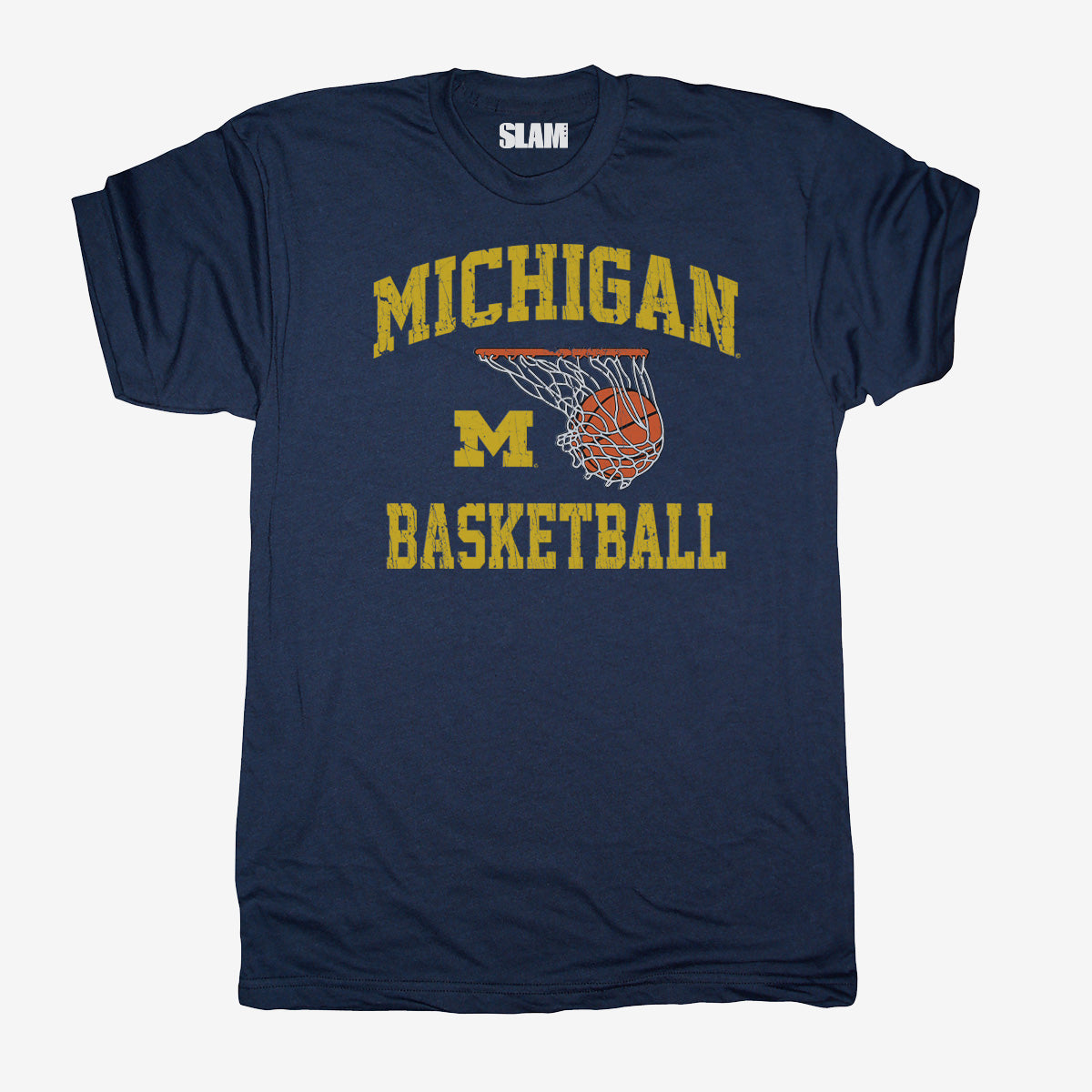 Wolverines Basketball Vintage Tee