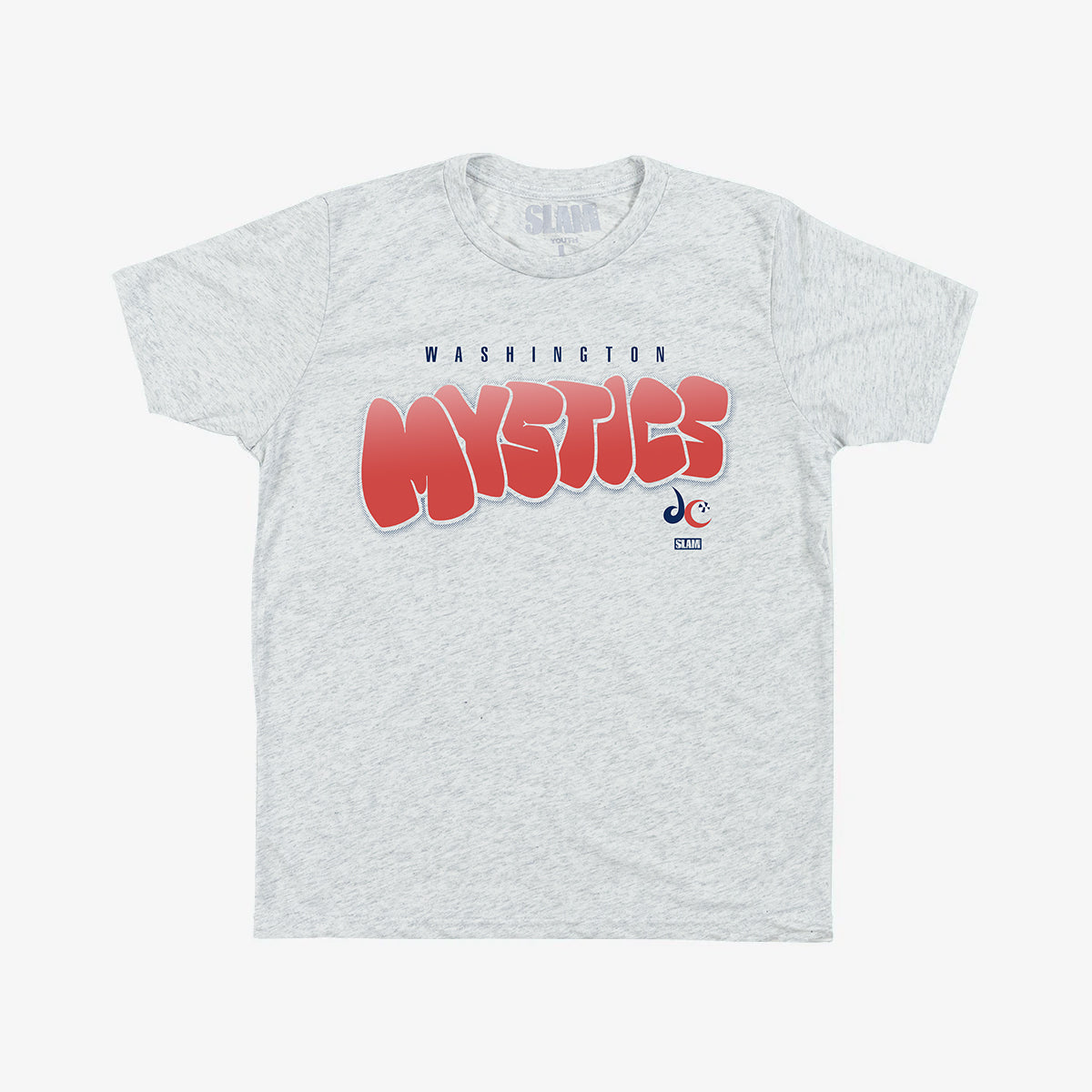 Washington Mystics Bubble Script Youth Tee