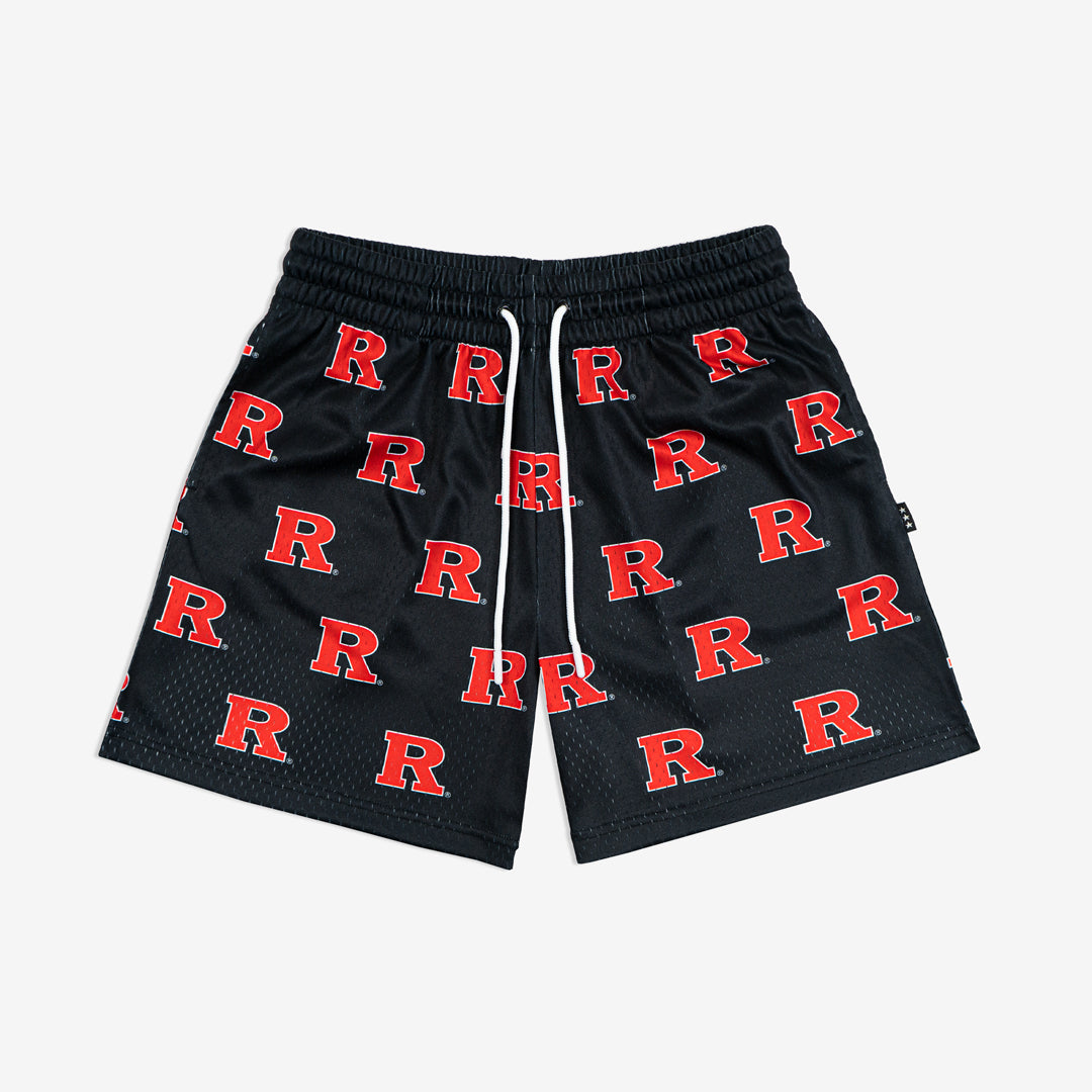 Rutgers All-Over Logo Shorts