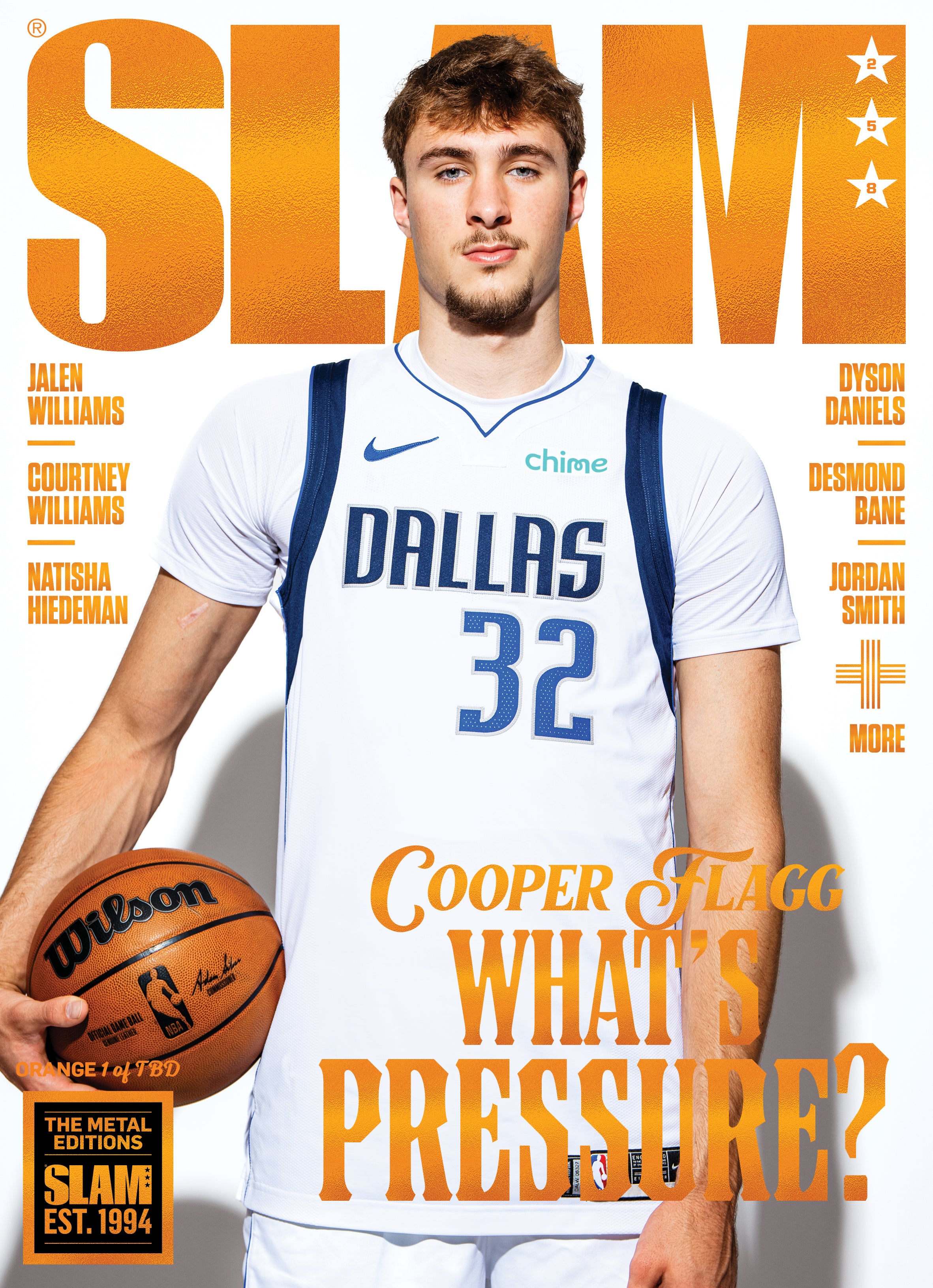ORANGE METAL: SLAM 258 - Cooper Flagg (#d/TBD)
