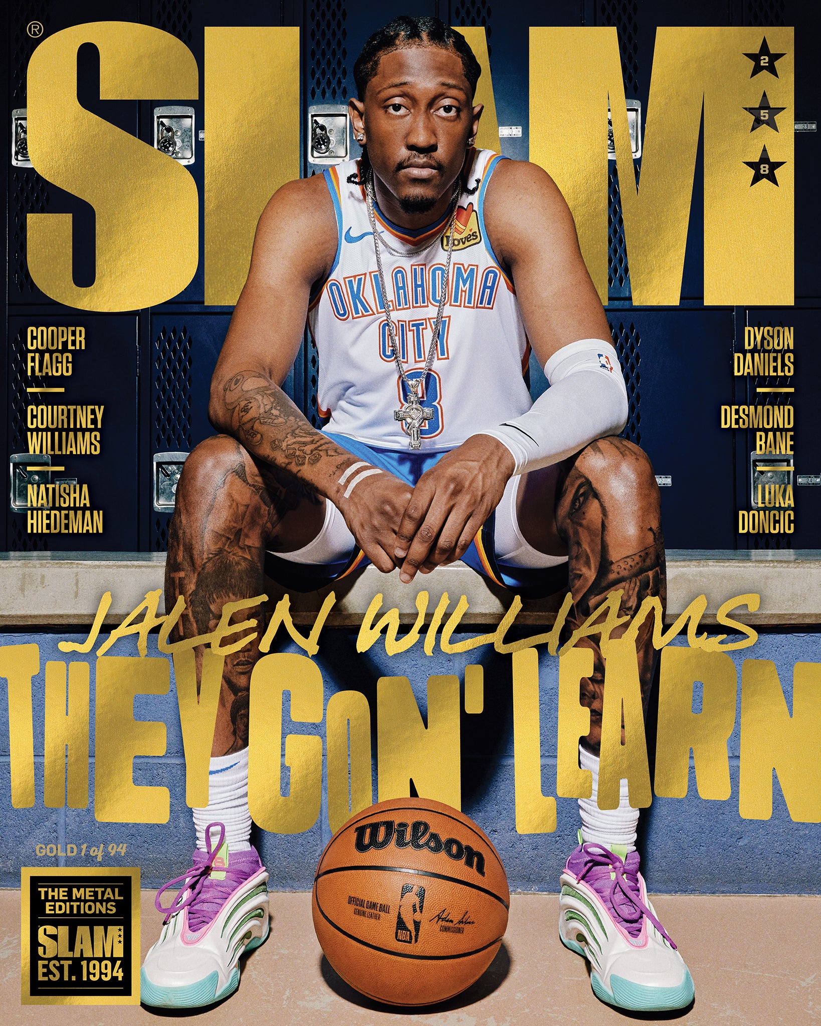 GOLD METAL: SLAM 258 - Jalen Williams Magazine (#d/94)