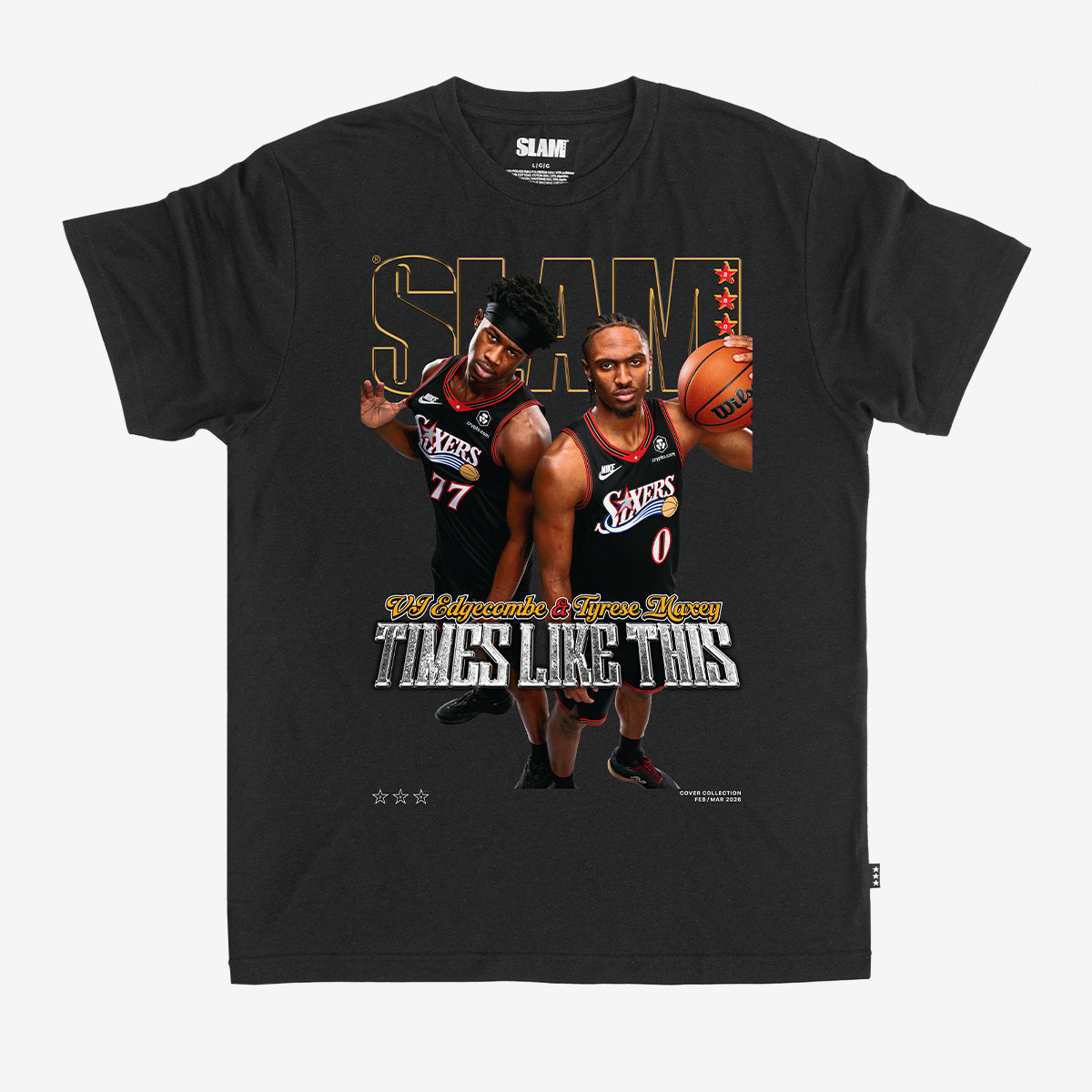 SLAM Heritage Cover Tee - Tyrese Maxey + VJ Edgecombe (SLAM 260)