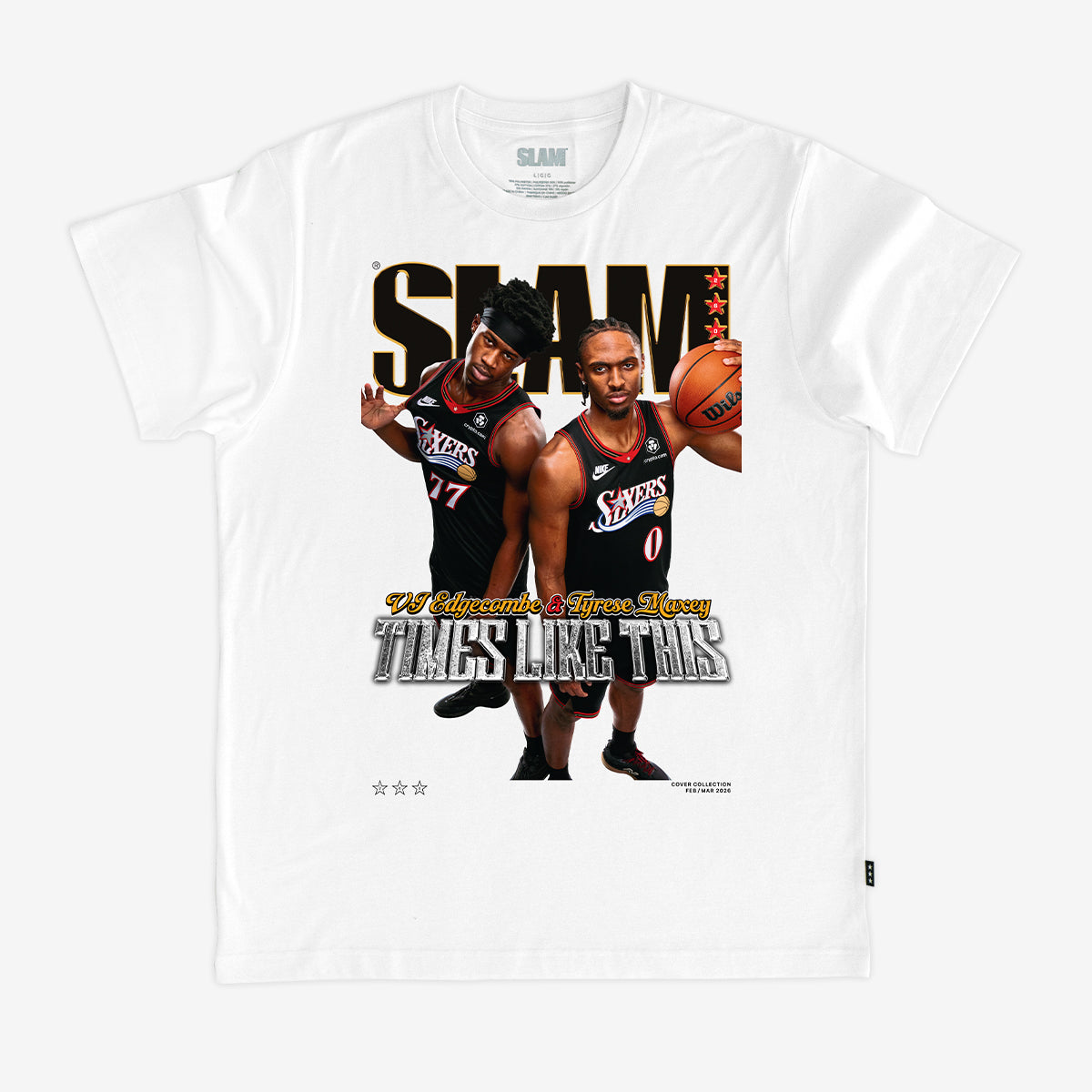 SLAM Heritage Cover Tee - Tyrese Maxey + VJ Edgecombe (SLAM 260)