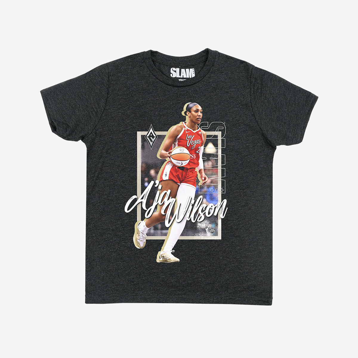 Las Vegas Aces Player Youth Tee - A'ja Wilson (SLAM 262)