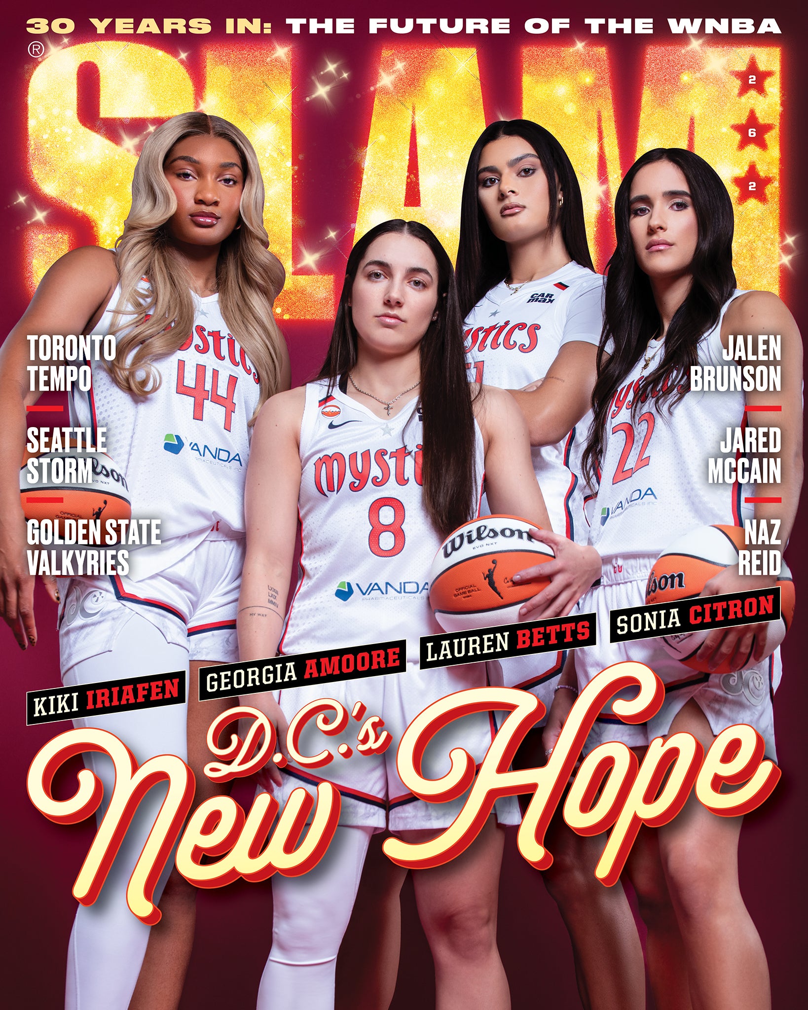 SLAM 262: Washington Mystics Magazine (Cover 1 of 4)