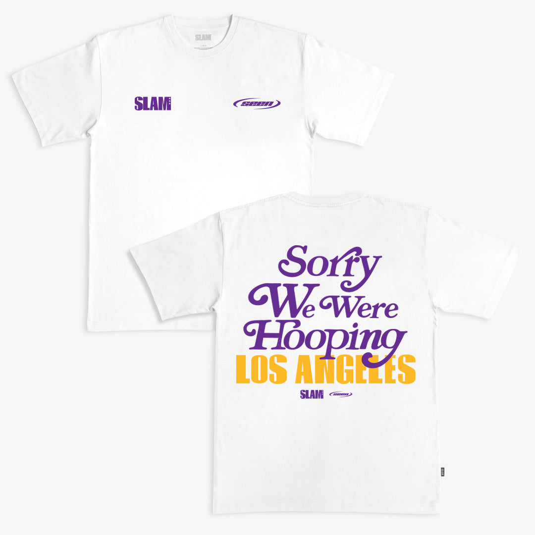 SLAM x Seen Sorry We Were Hooping LA Heavy Tee