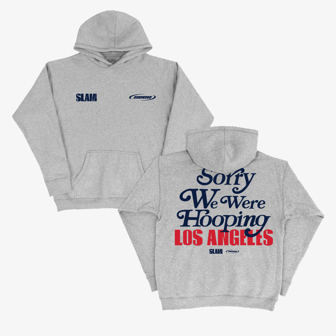 SLAM x Seen Sorry We Were Hooping LA Hoodie