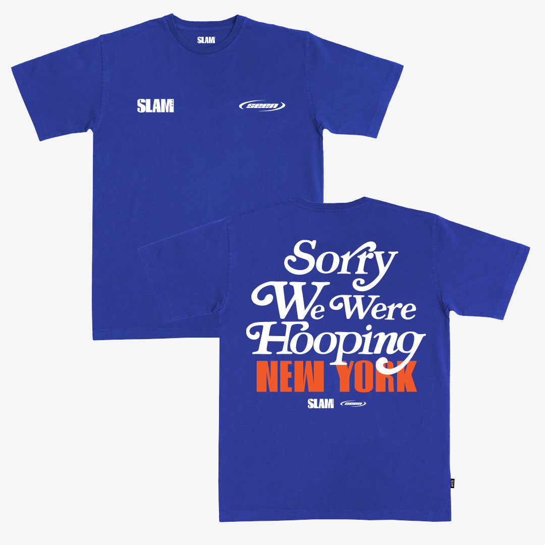 SLAM x Seen Sorry We Were Hooping NYC Heavy Tee