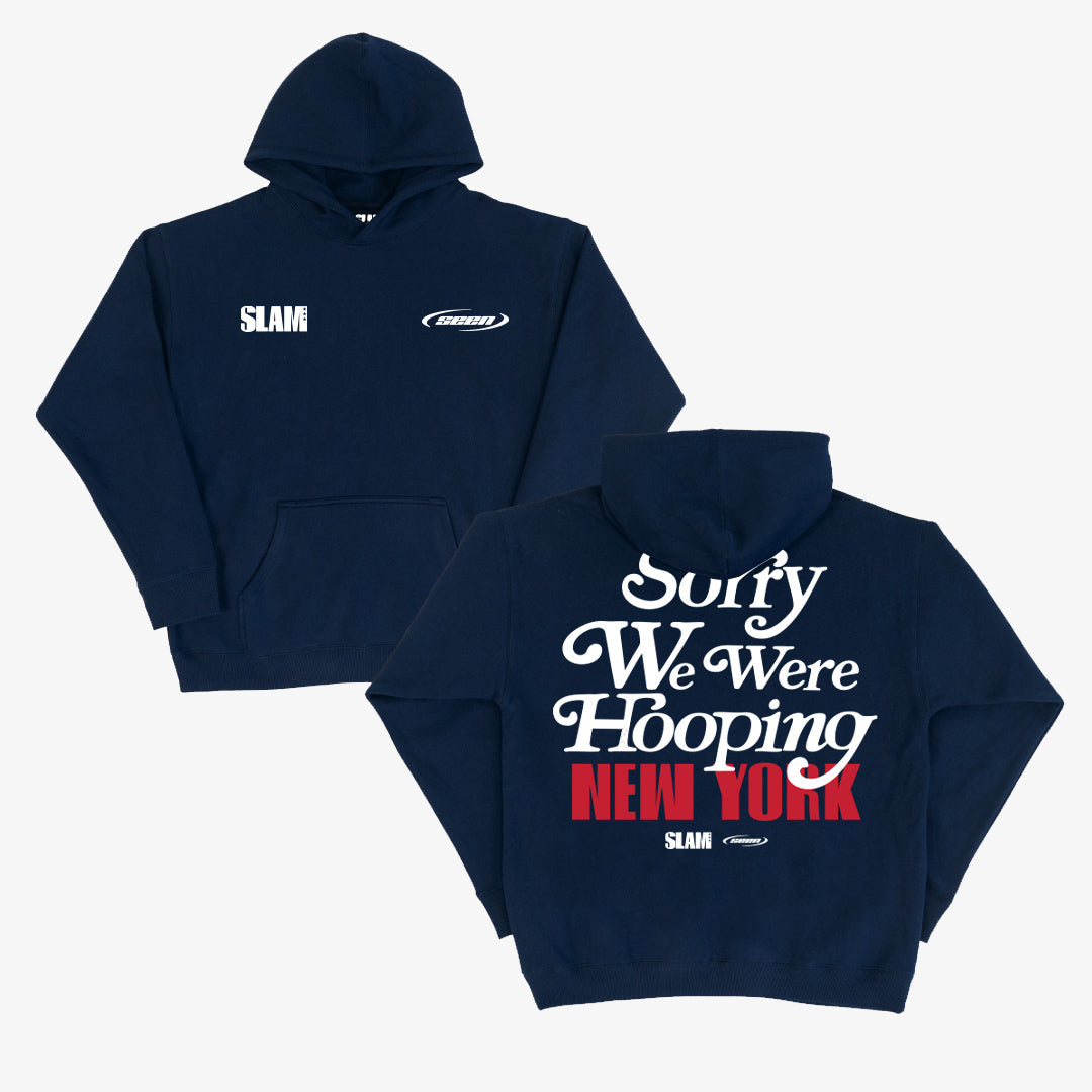 SLAM x Seen Sorry We Were Hooping NYC Hoodie