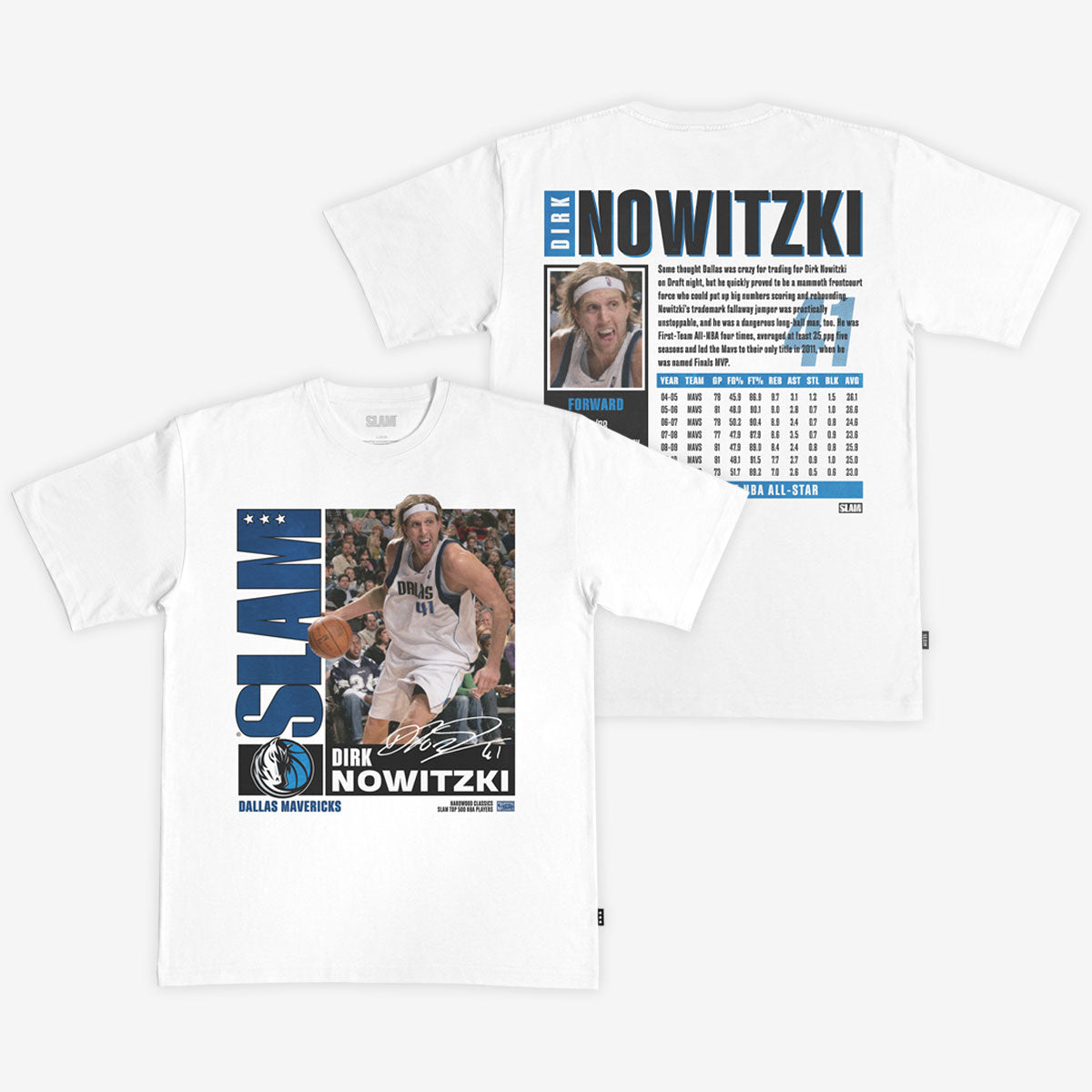 SLAM Top 500 Dirk Nowitzki Heavy Tee