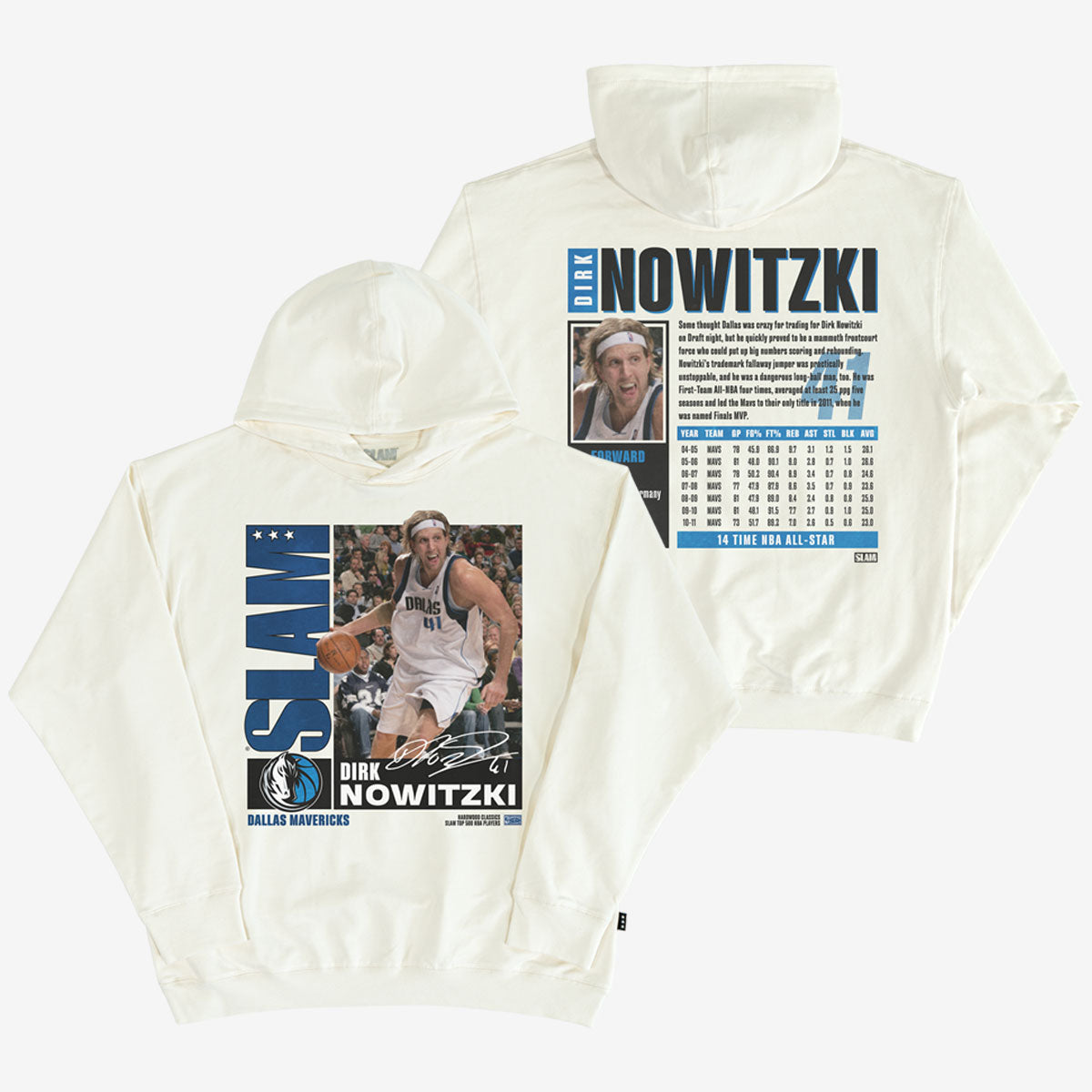 SLAM Top 500 Dirk Nowitzki Hoodie