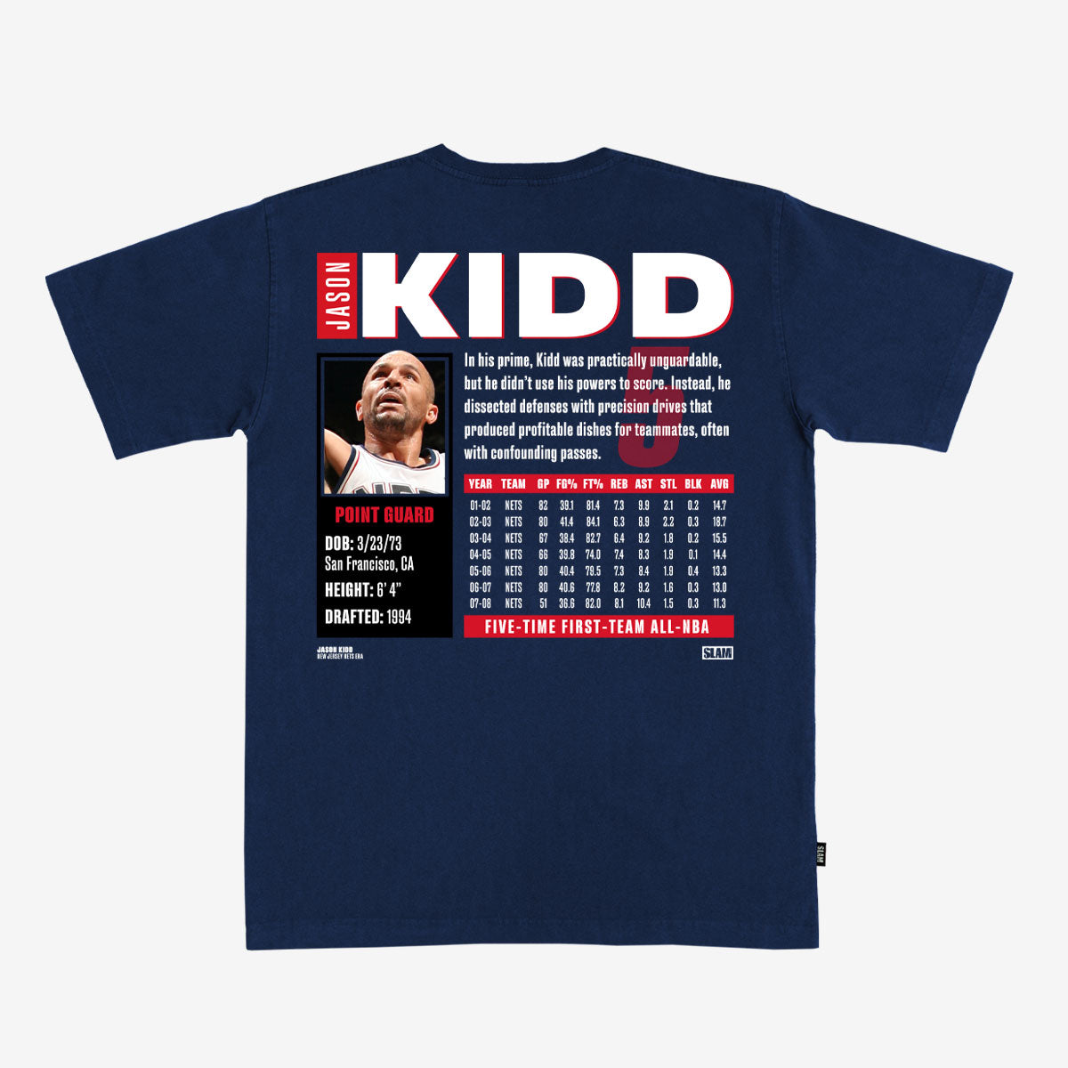 SLAM Top 500 Jason Kidd Heavy Tee