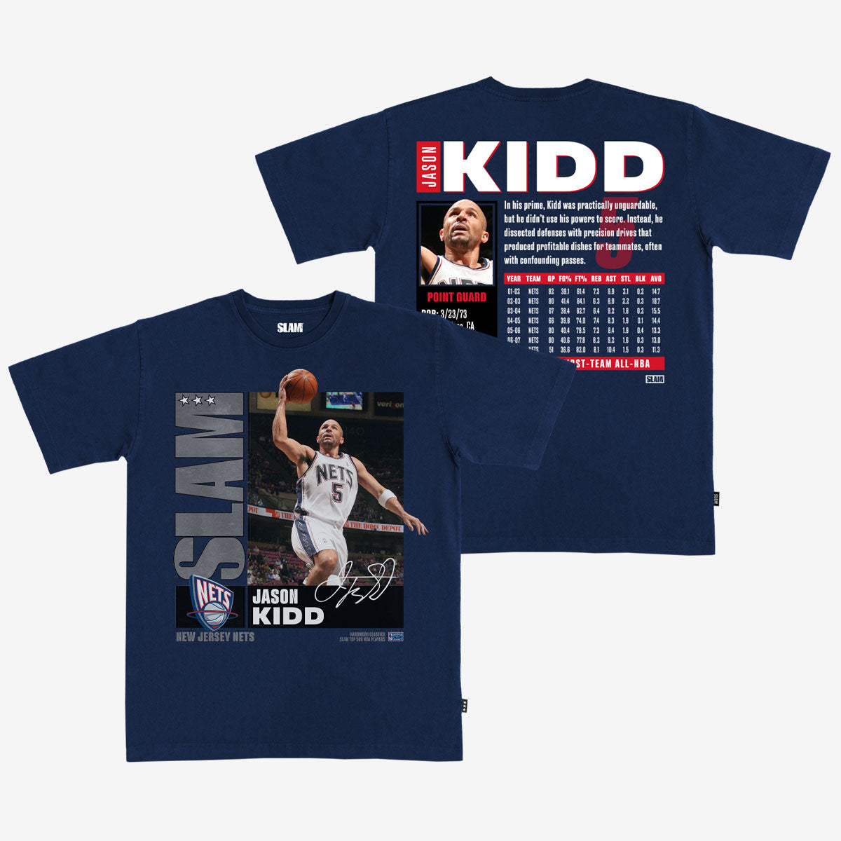 SLAM Top 500 Jason Kidd Heavy Tee