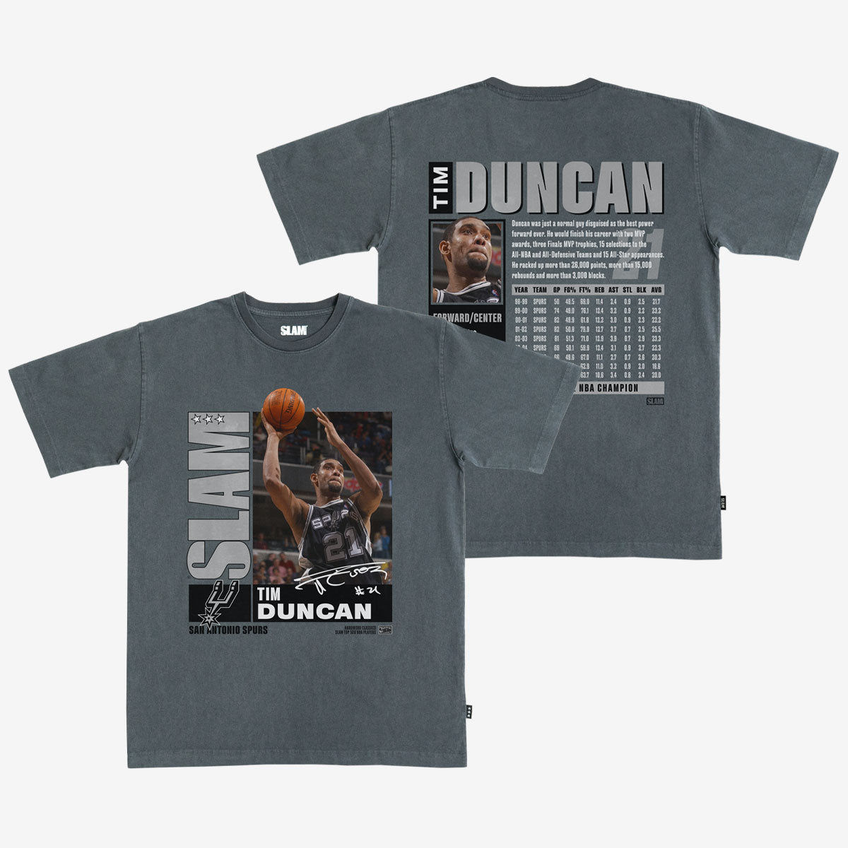 SLAM Top 500 Tim Duncan Heavy Tee