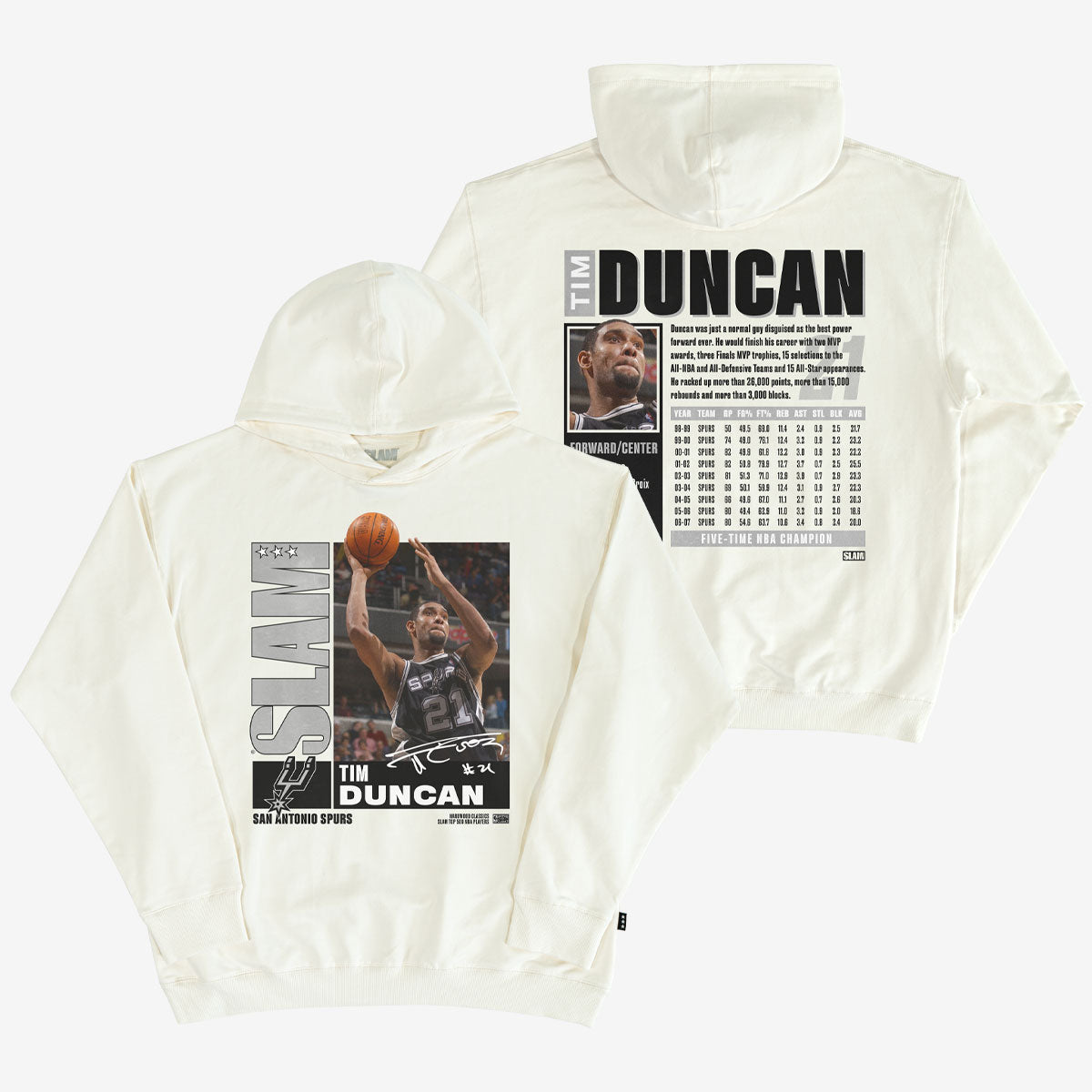 SLAM Top 500 Tim Duncan Hoodie