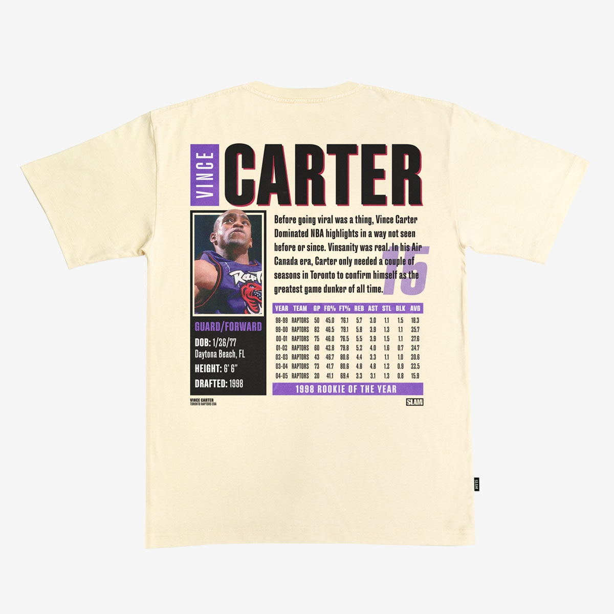 SLAM Top 500 Vince Carter Heavy Tee
