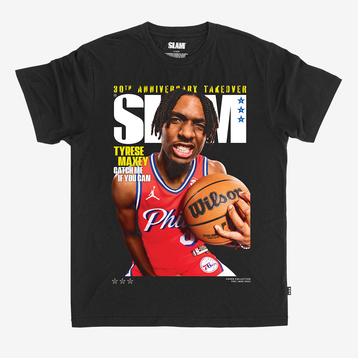 SLAM Heritage Cover Tee - Tyrese Maxey (SLAM 248)