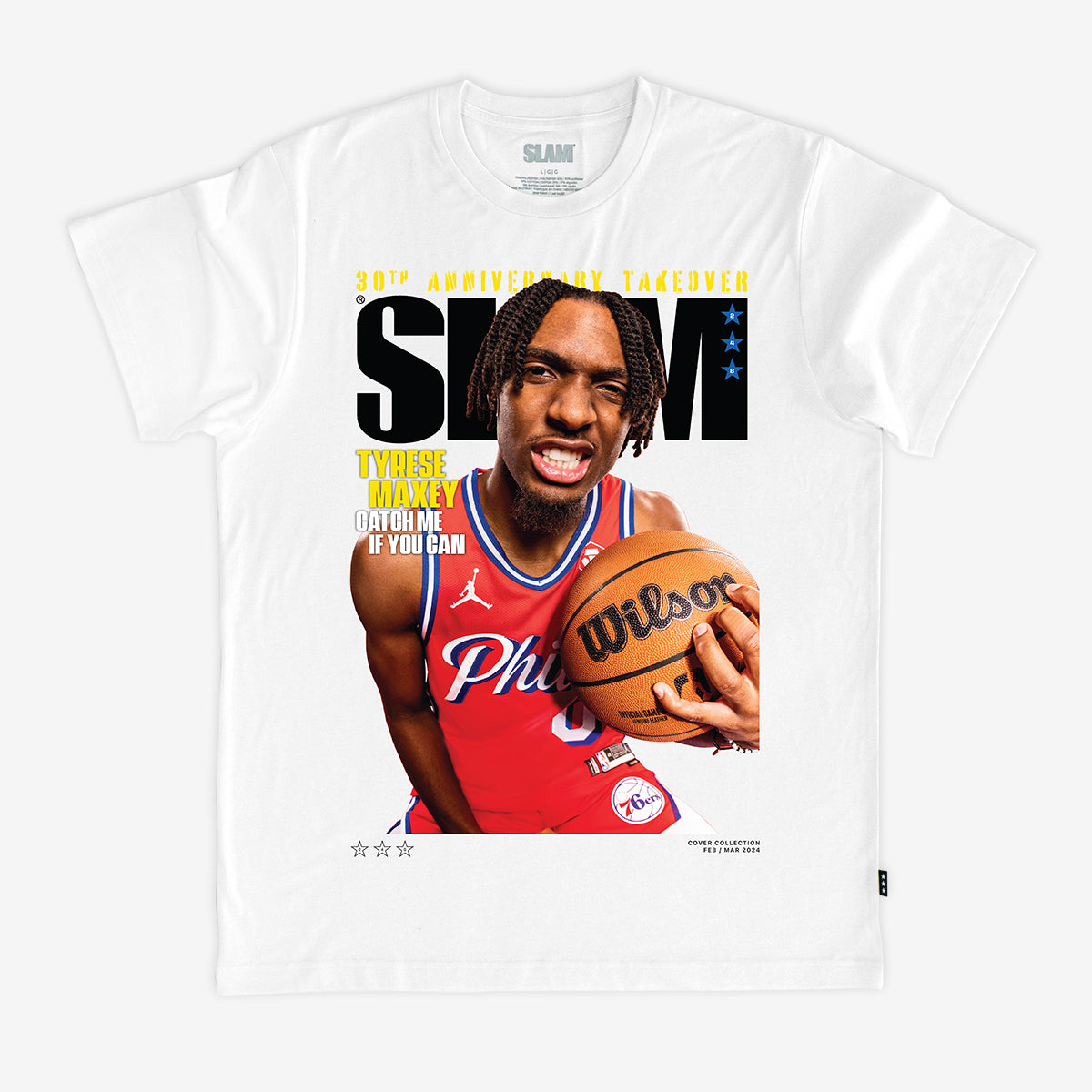 SLAM Heritage Cover Tee - Tyrese Maxey (SLAM 248)