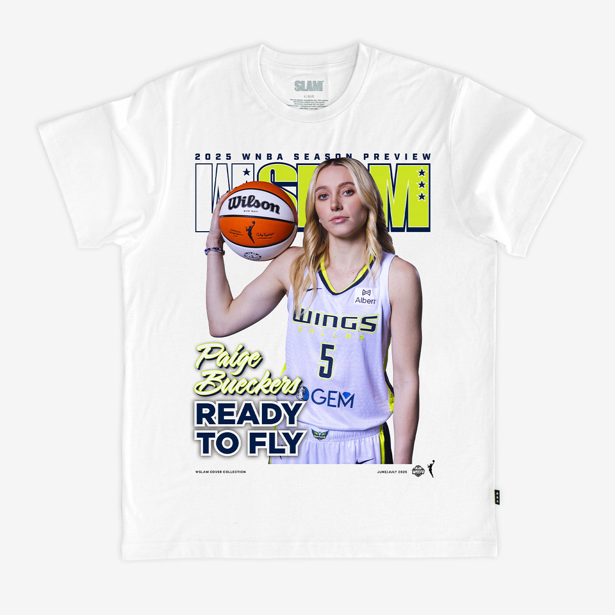 WSLAM Heritage Cover Tee - Paige Bueckers (SLAM 256)