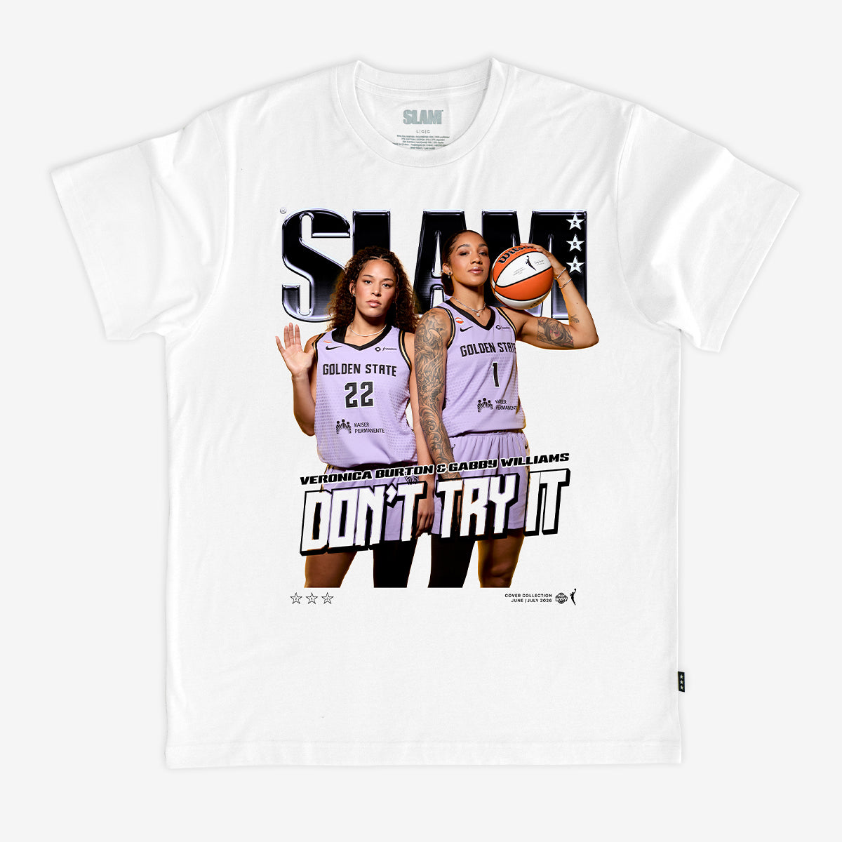 SLAM Heritage Cover Tee - Veronica Burton + Gabby Williams (SLAM 262)