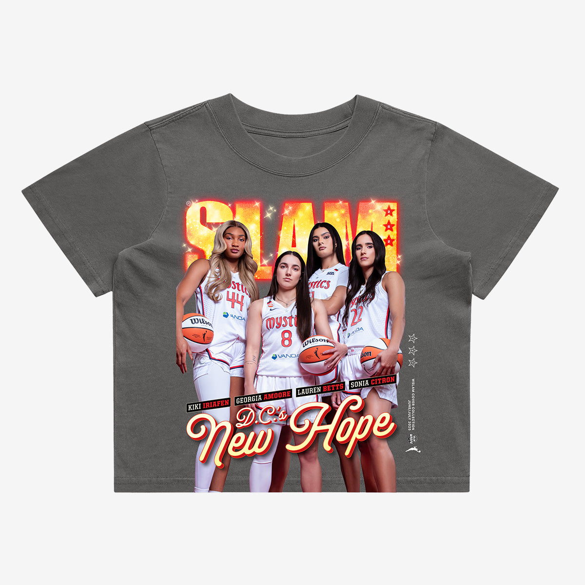 SLAM Crop Cover Tee - Washington Mystics (SLAM 262)