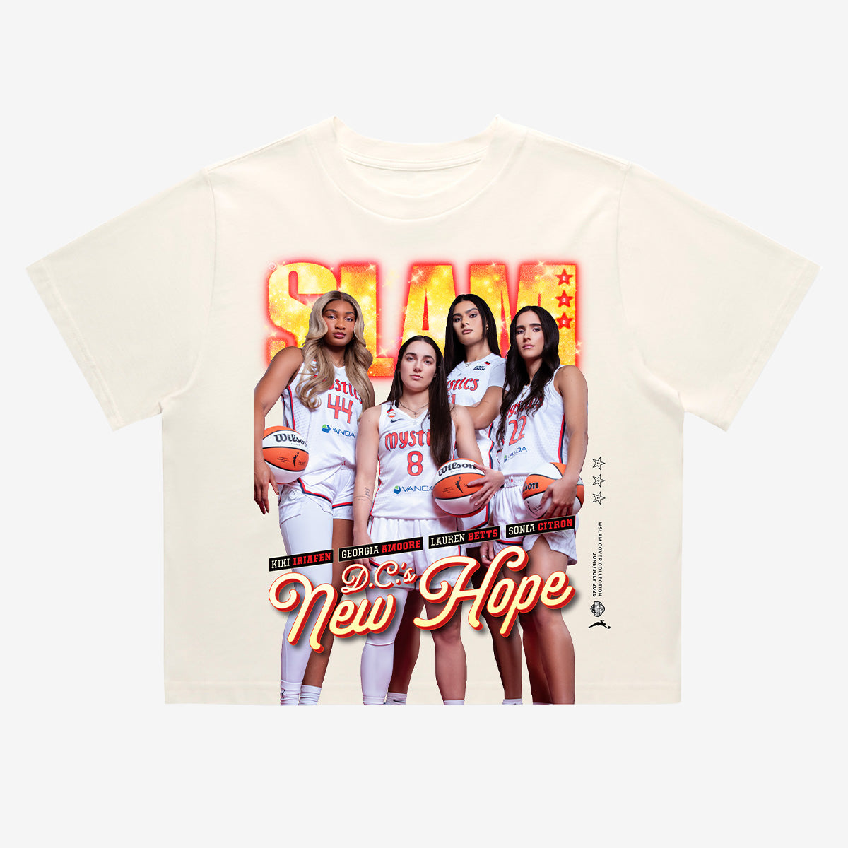 SLAM Crop Cover Tee - Washington Mystics (SLAM 262)