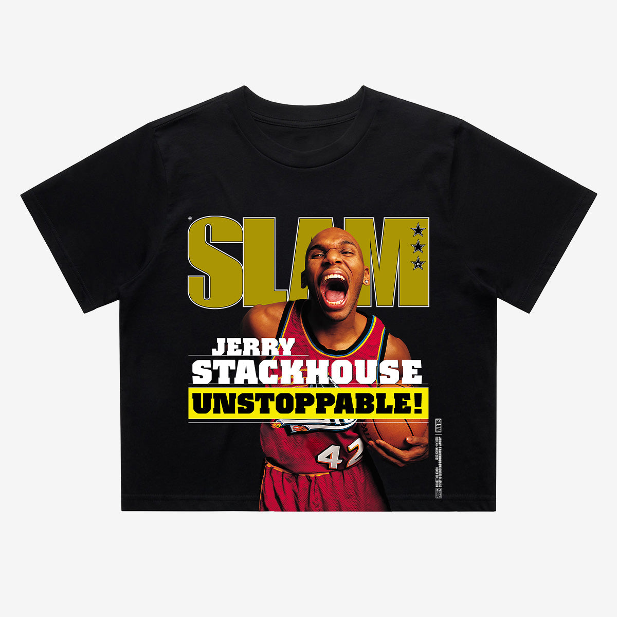 SLAM Hardwood Classics Crop Cover Tee - Jerry Stackhouse (SLAM 49)