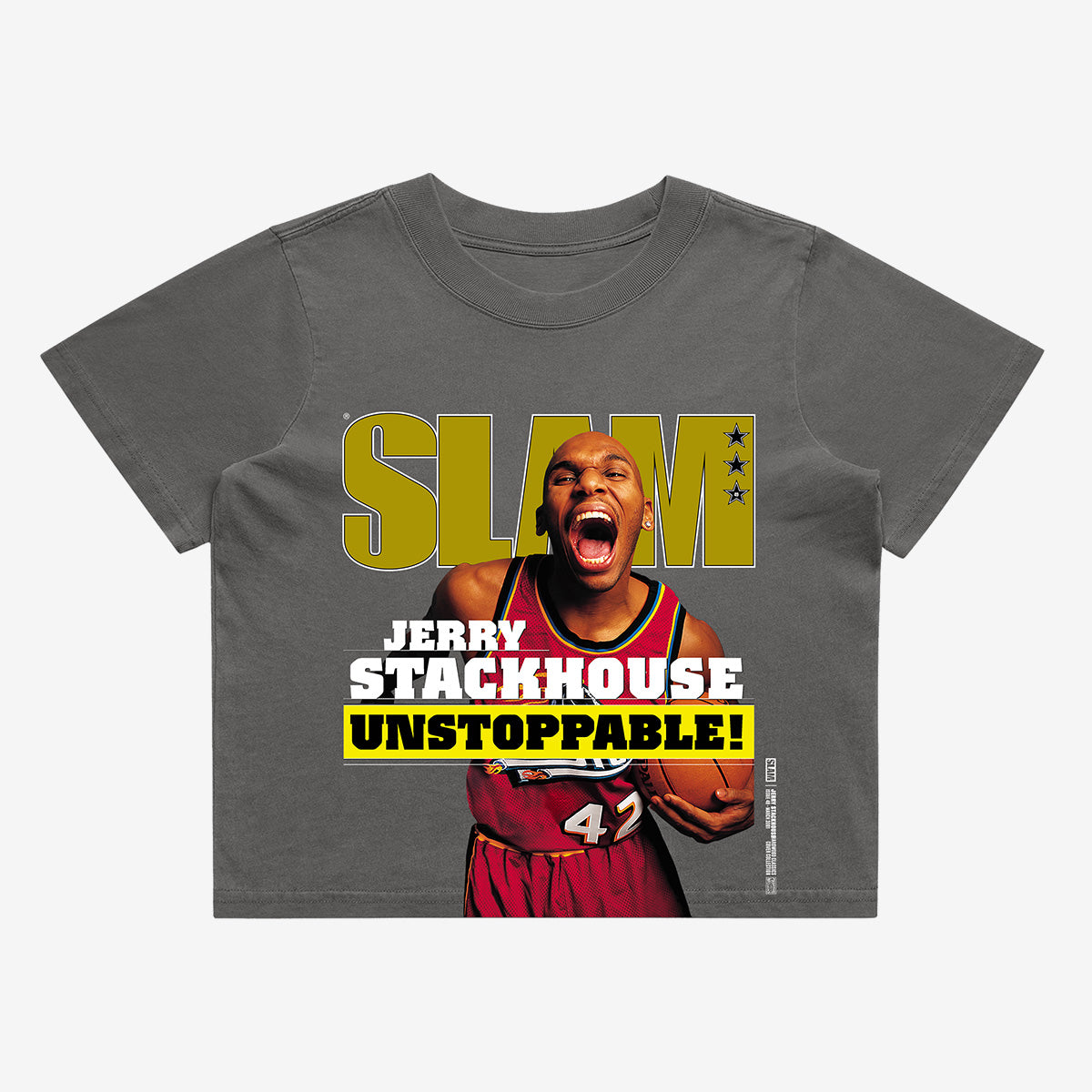 SLAM Hardwood Classics Crop Cover Tee - Jerry Stackhouse (SLAM 49)