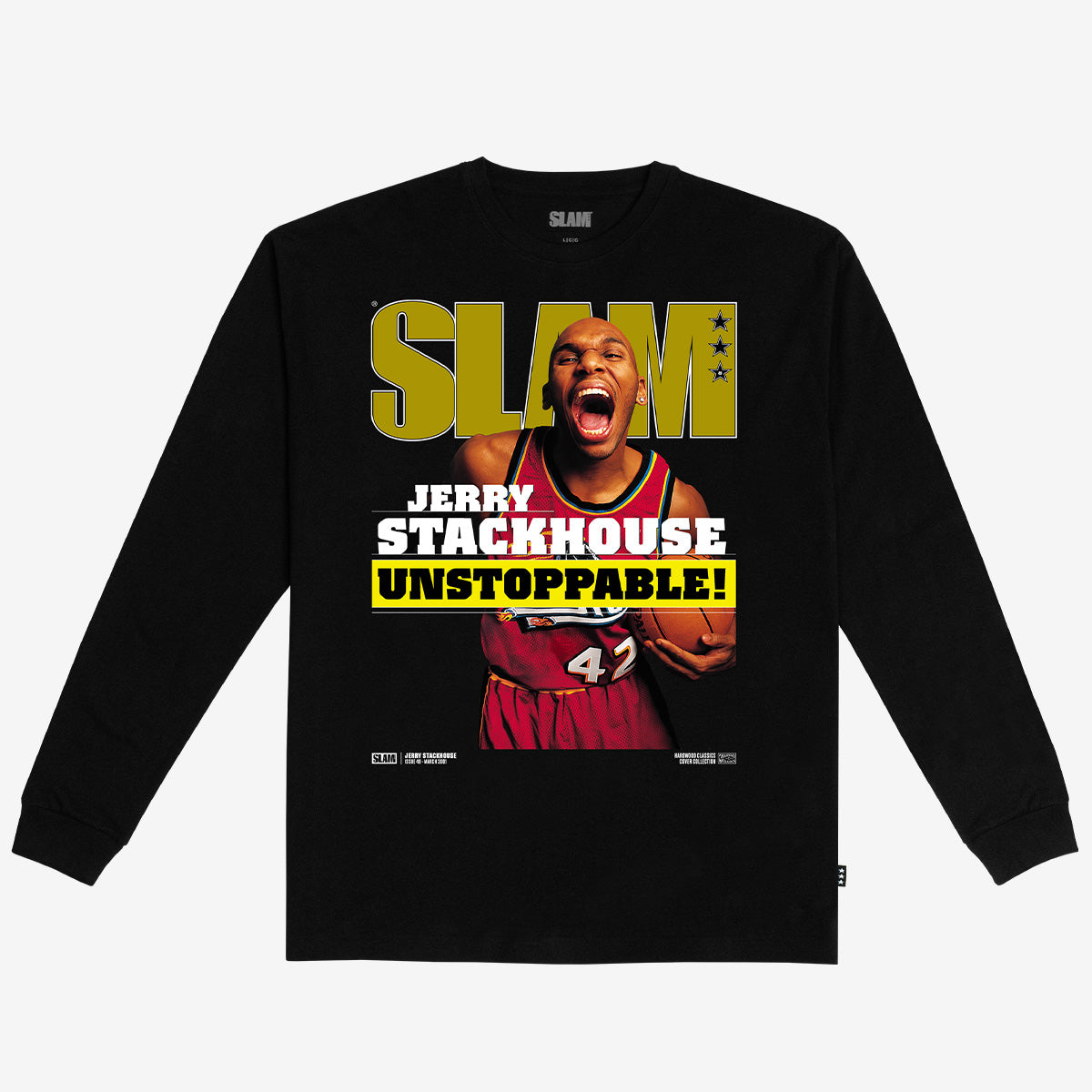 SLAM Hardwood Classics Cover L/S Tee - Jerry Stackhouse (SLAM 49)