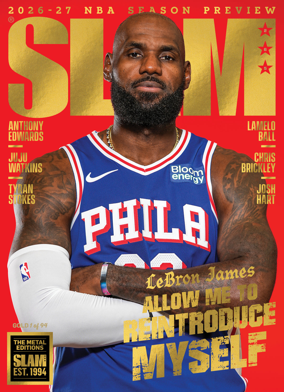 SLAM 265: LeBron James Magazine - Gold