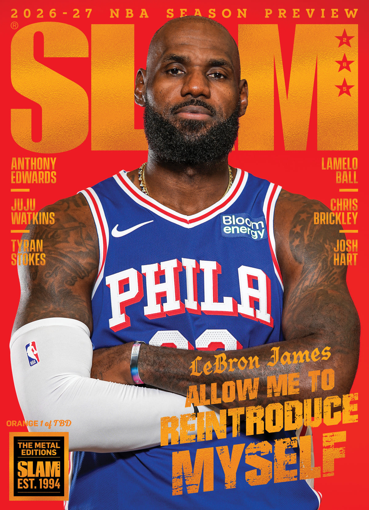 SLAM 265: LeBron James Magazine - Orange