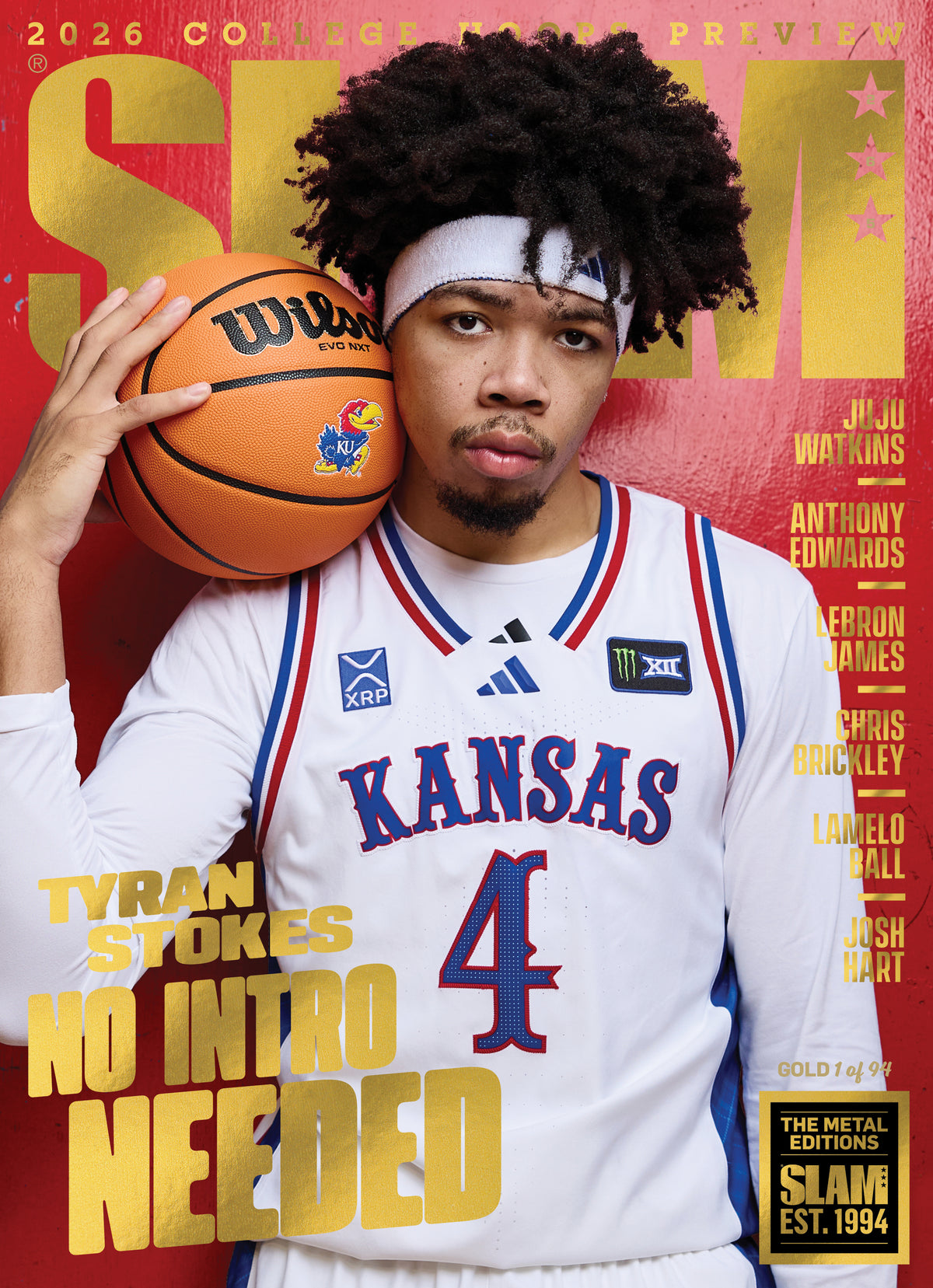 GOLD METAL: SLAM 265: Tyran Stokes Magazine (#d/94)