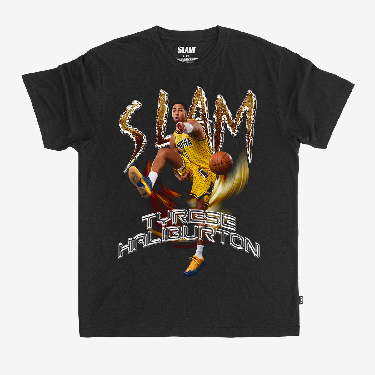 Tyrese Haliburton Remix Heritage Tee (SLAM 264)